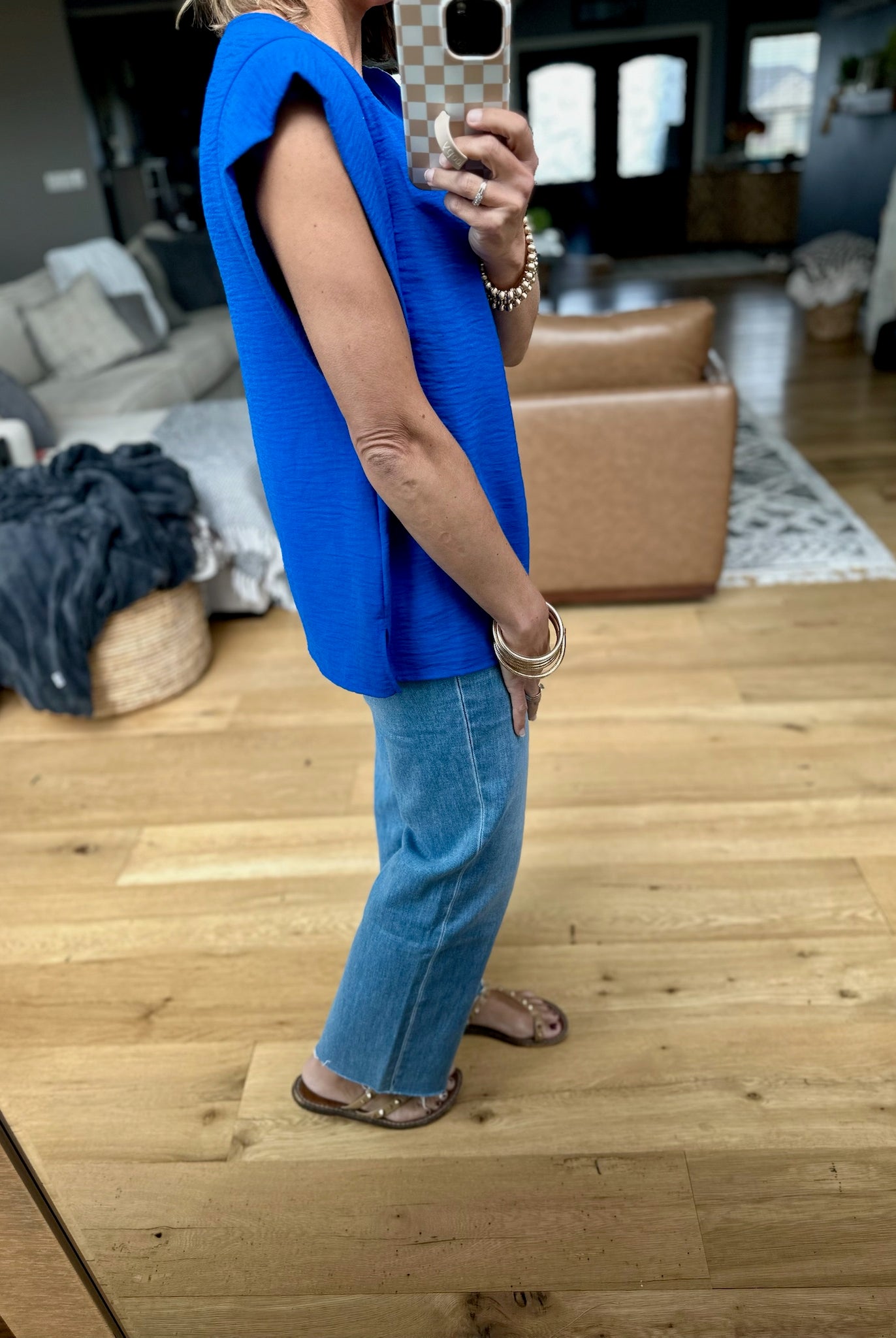 In The Right Place Drop-Shoulder Top-Les Amis-Anna Kaytes Boutique, Women's Fashion Boutique in Grinnell, Iowa