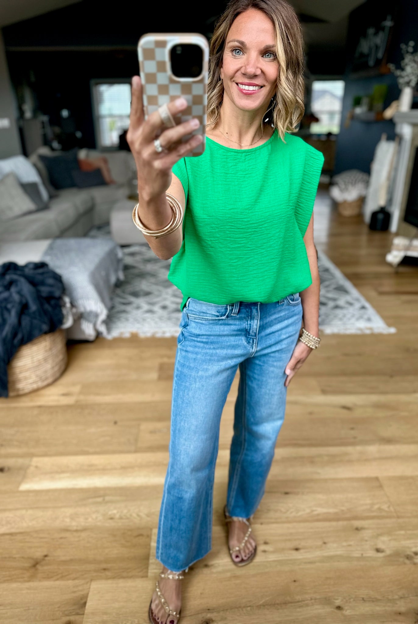 In The Right Place Drop-Shoulder Top-Les Amis-Anna Kaytes Boutique, Women's Fashion Boutique in Grinnell, Iowa
