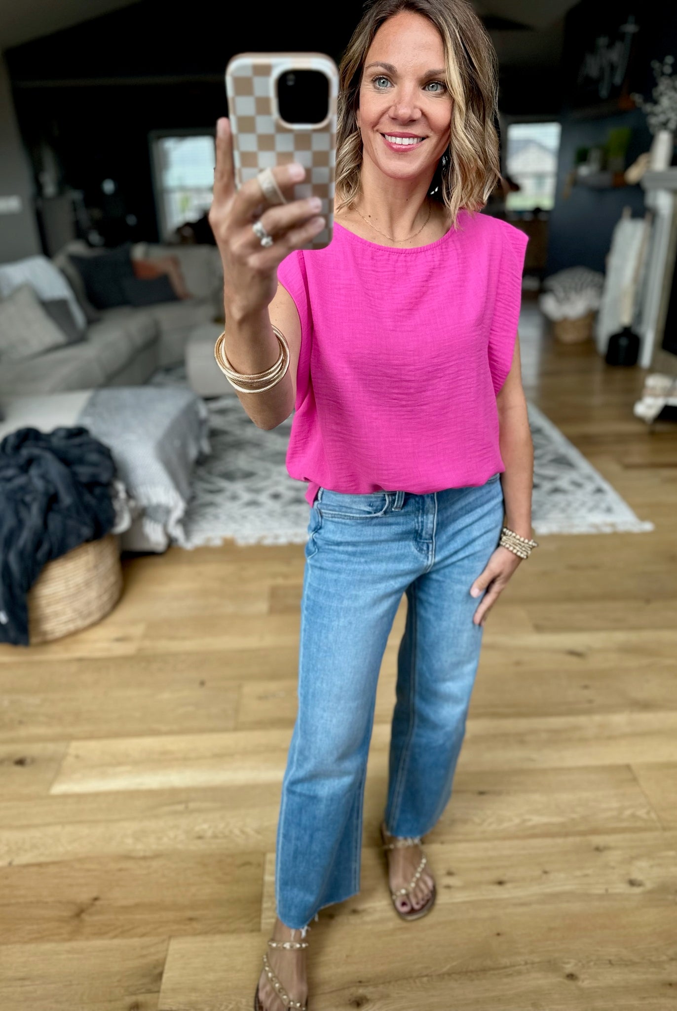 In The Right Place Drop-Shoulder Top-Les Amis-Anna Kaytes Boutique, Women's Fashion Boutique in Grinnell, Iowa