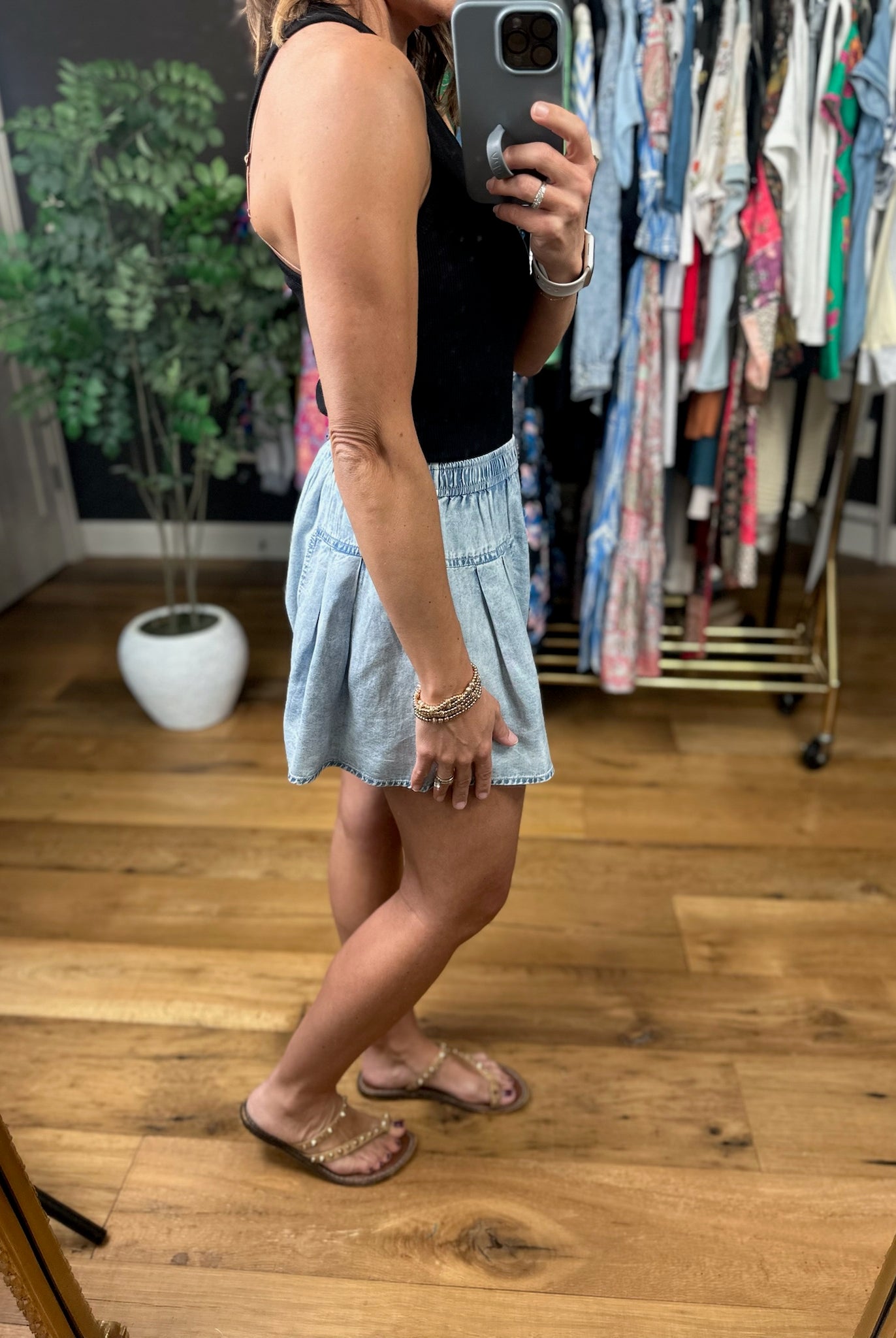 The Madison High-Waisted Shorts-Shorts-Doe & Rae-Anna Kaytes Boutique, Women's Fashion Boutique in Grinnell, Iowa