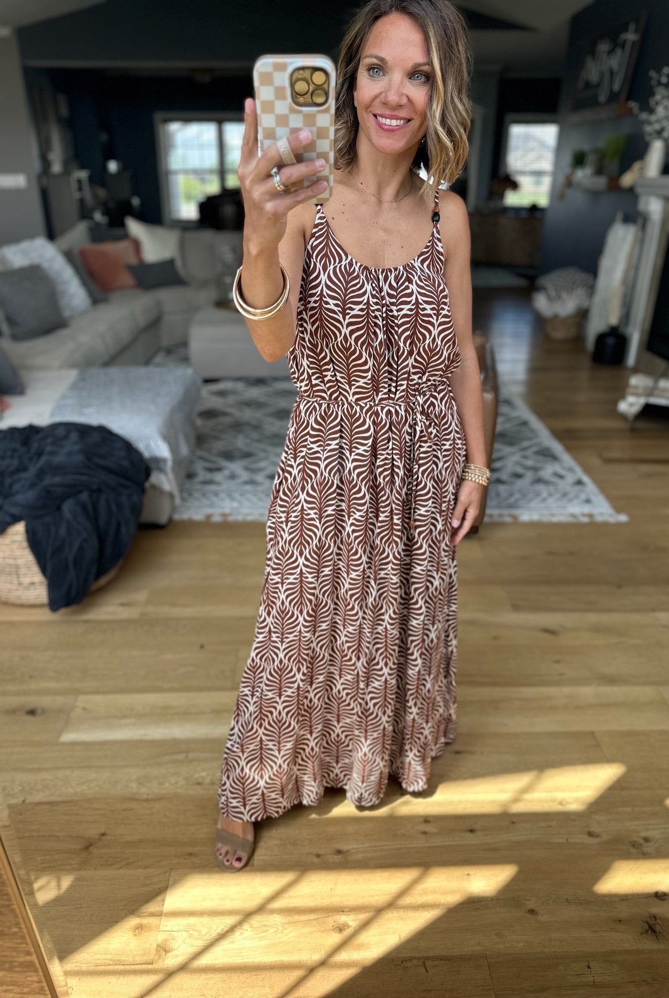 All About Me Pocket Maxi Dress - Brown-Staccato-Anna Kaytes Boutique, Women's Fashion Boutique in Grinnell, Iowa