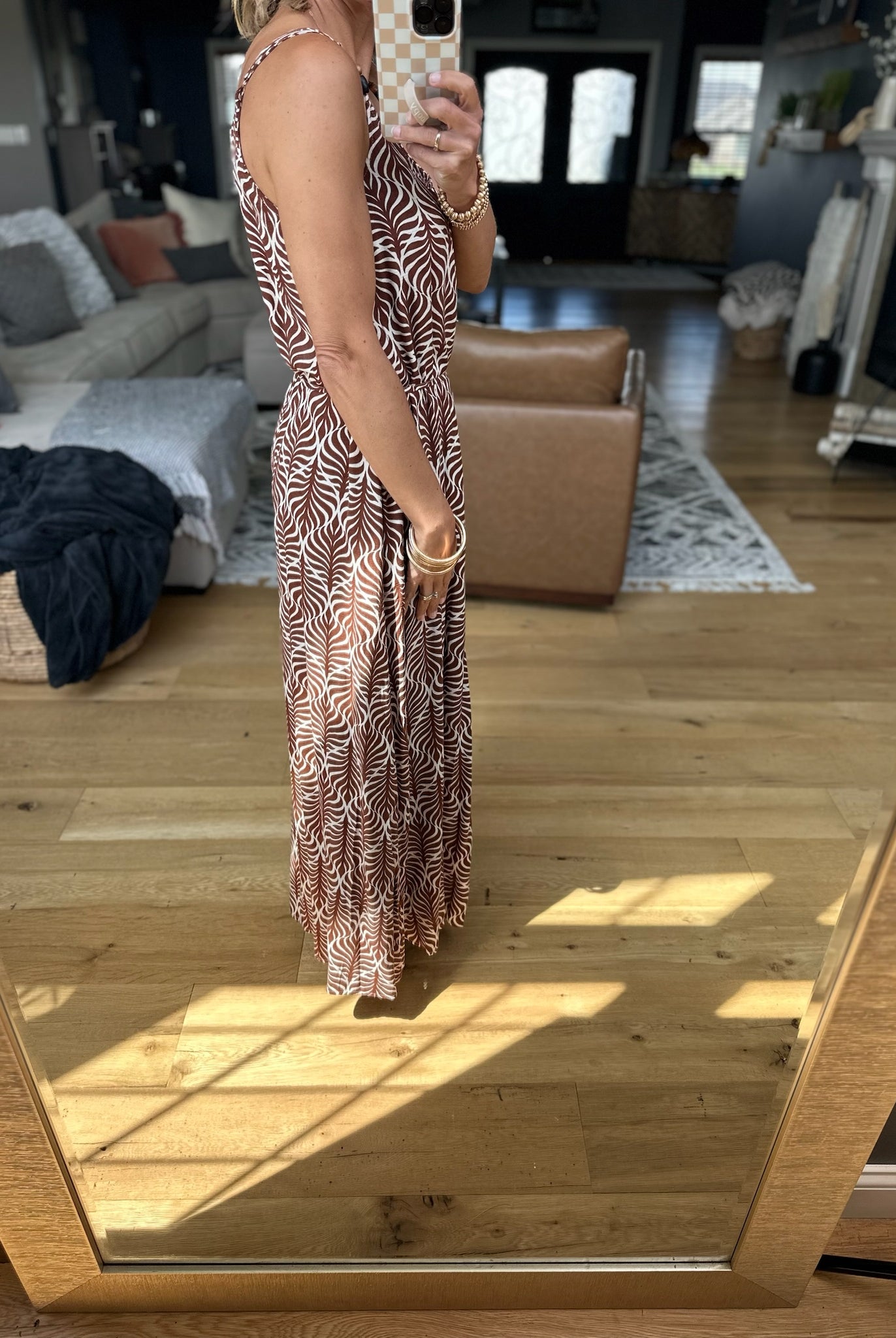 All About Me Pocket Maxi Dress - Brown-Staccato-Anna Kaytes Boutique, Women's Fashion Boutique in Grinnell, Iowa