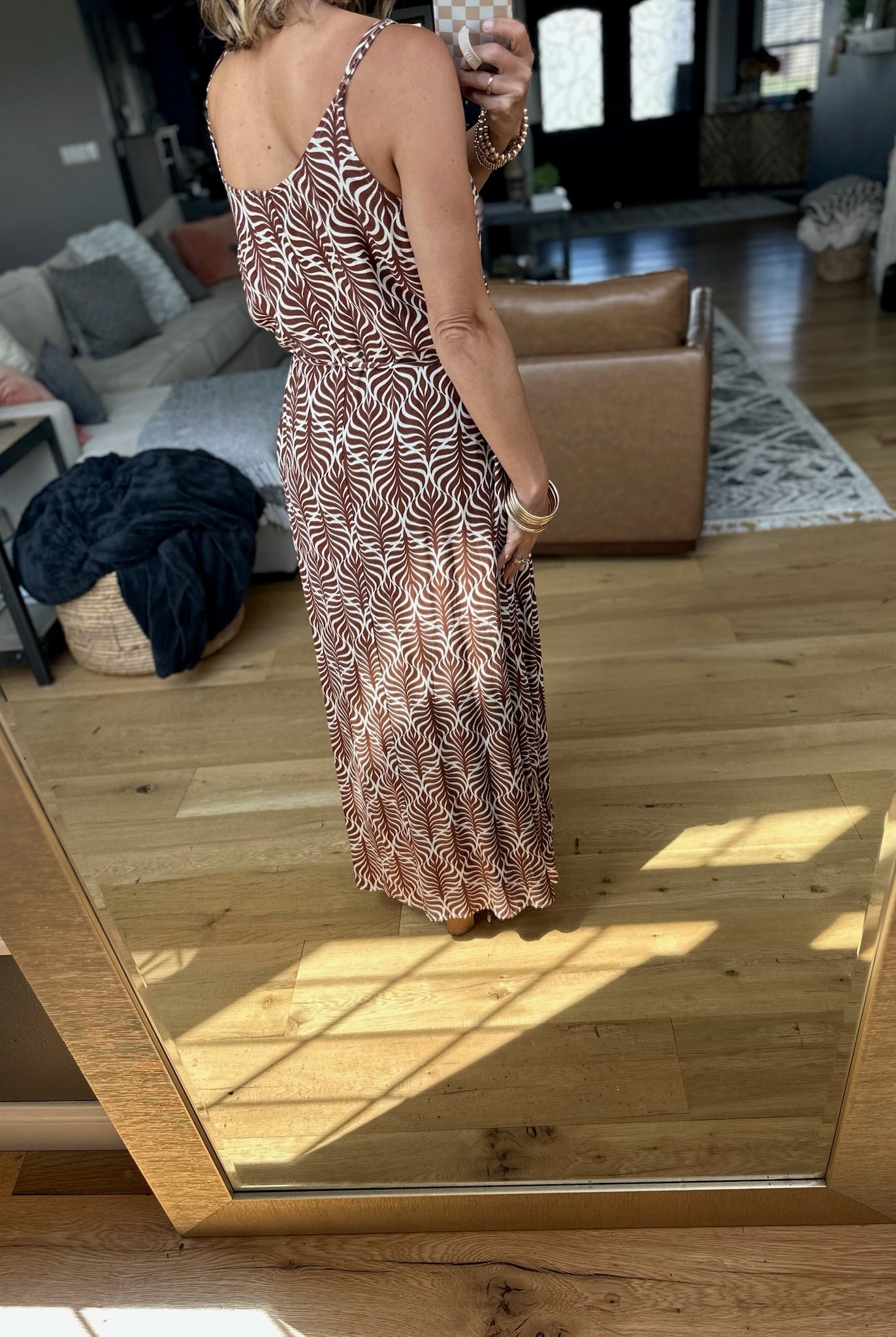 All About Me Pocket Maxi Dress - Brown-Staccato-Anna Kaytes Boutique, Women's Fashion Boutique in Grinnell, Iowa
