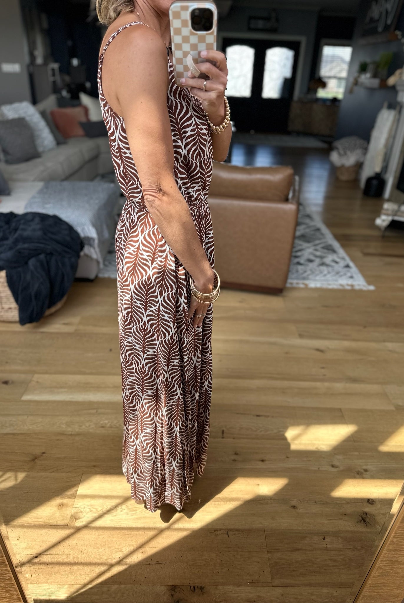 All About Me Pocket Maxi Dress - Brown-Staccato-Anna Kaytes Boutique, Women's Fashion Boutique in Grinnell, Iowa
