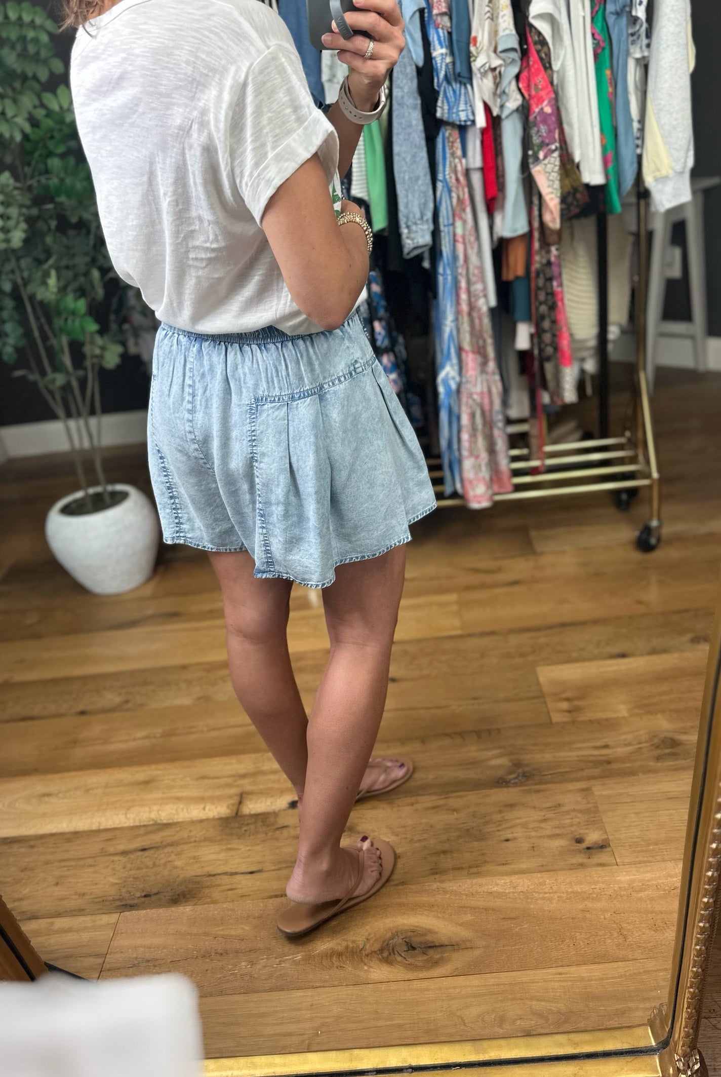 The Madison High-Waisted Shorts-Shorts-Doe & Rae-Anna Kaytes Boutique, Women's Fashion Boutique in Grinnell, Iowa