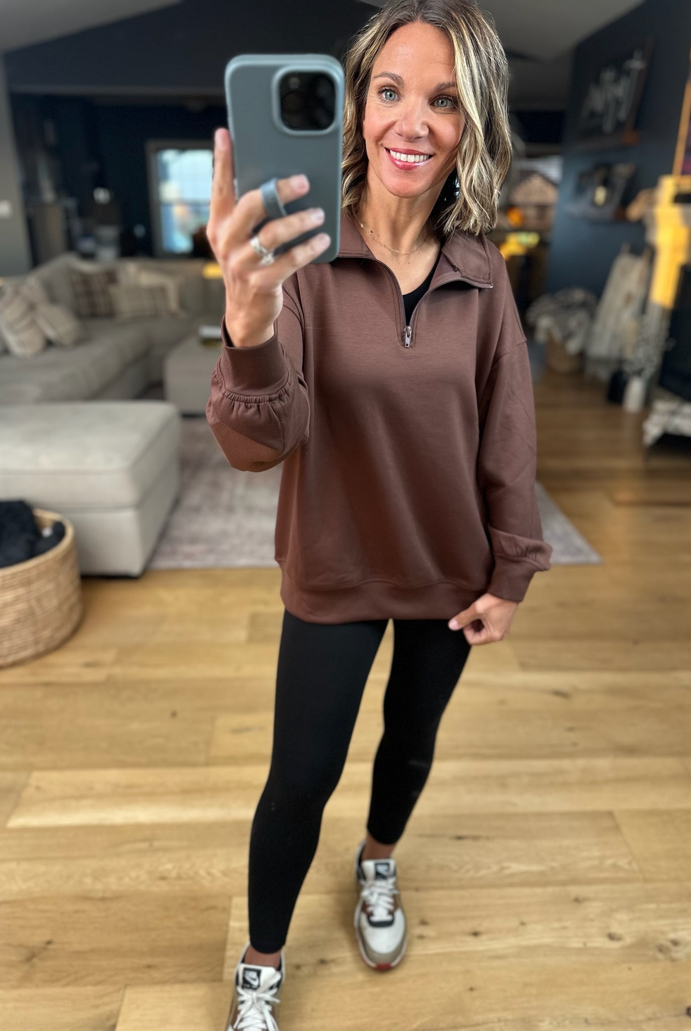 All True Things Pocket Pullover-Sweaters-Zenana-Anna Kaytes Boutique, Women's Fashion Boutique in Grinnell, Iowa