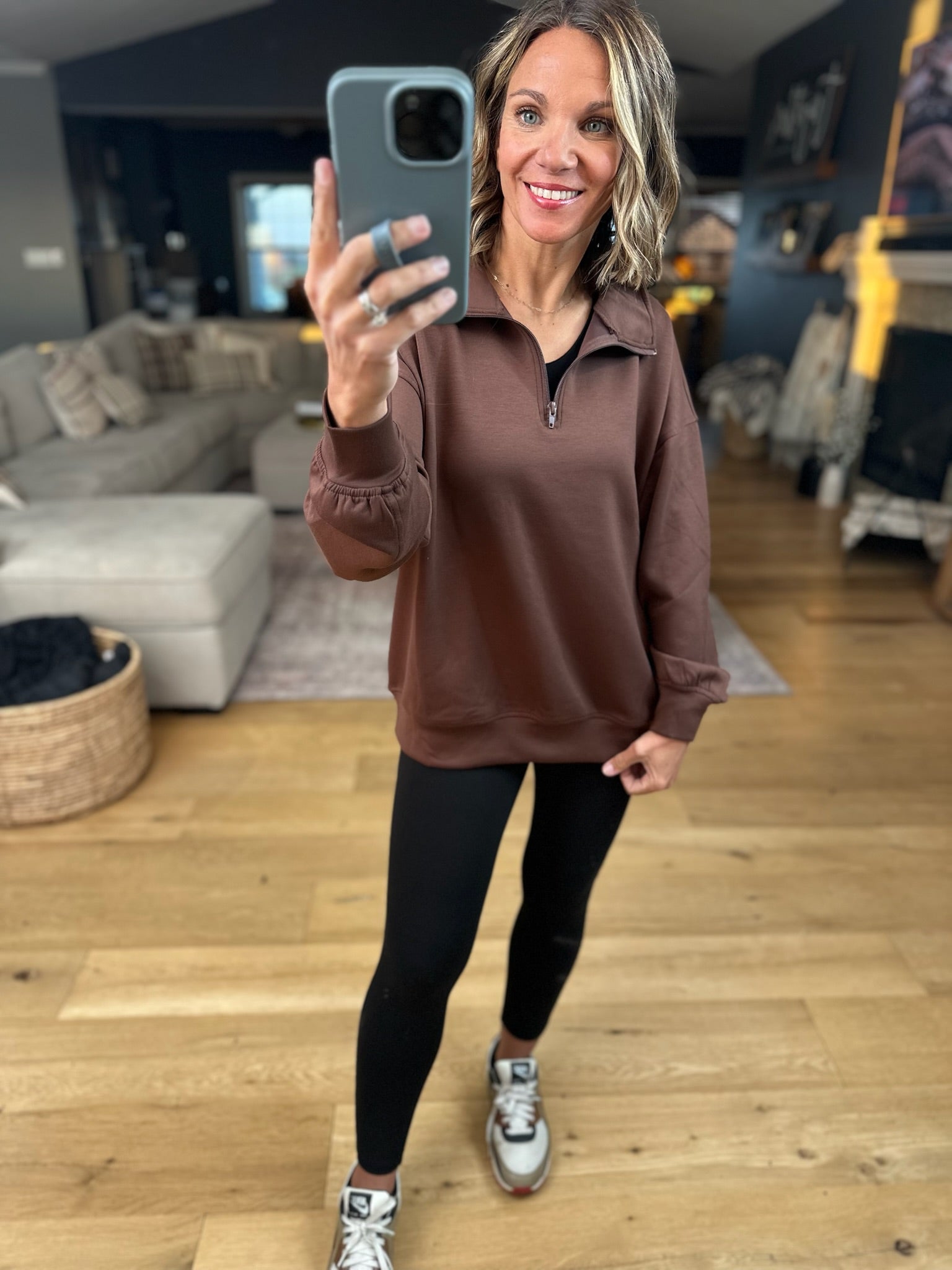 All True Things Pocket Pullover-Sweaters-Zenana-Anna Kaytes Boutique, Women's Fashion Boutique in Grinnell, Iowa