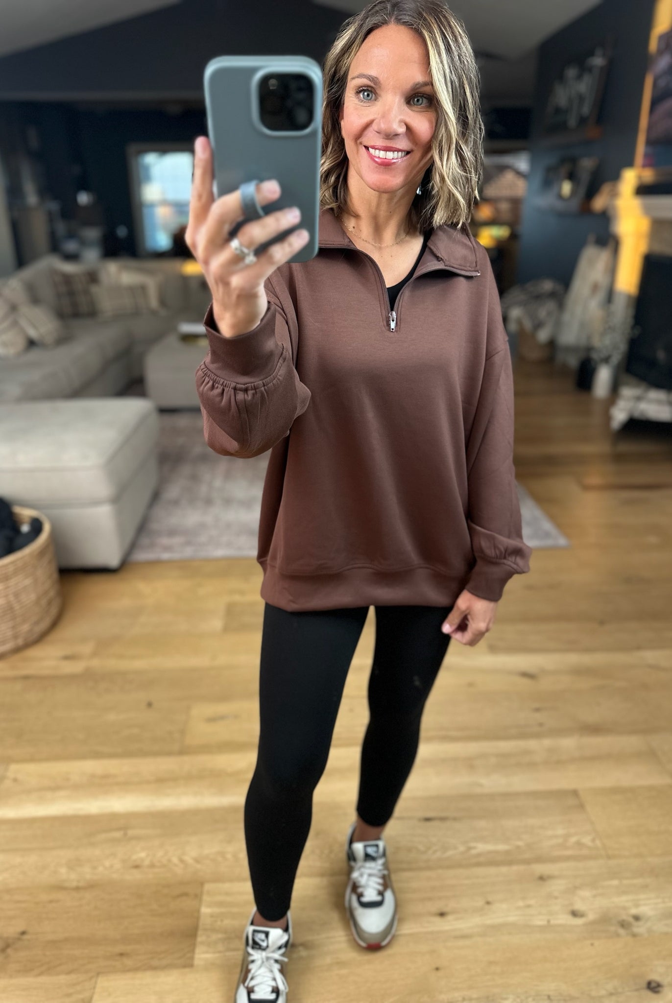 All True Things Pocket Pullover-Sweaters-Zenana-Anna Kaytes Boutique, Women's Fashion Boutique in Grinnell, Iowa