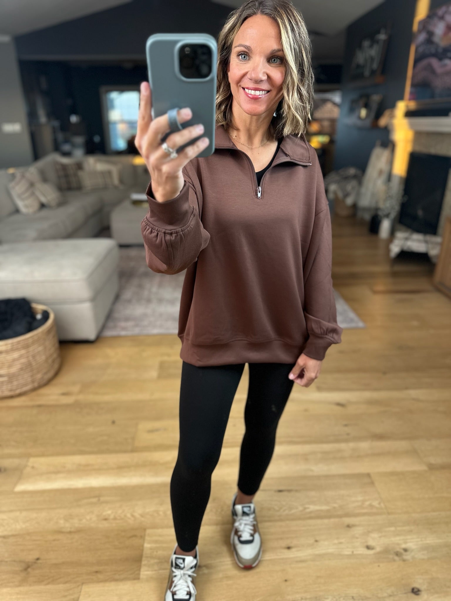 All True Things Pocket Pullover-Sweaters-Zenana-Anna Kaytes Boutique, Women's Fashion Boutique in Grinnell, Iowa