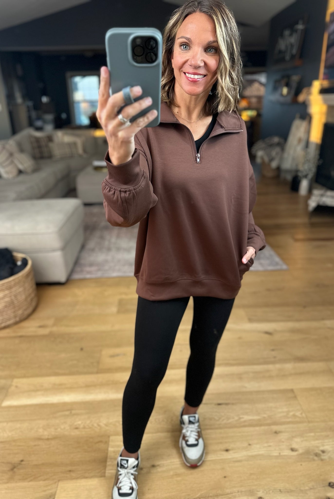 All True Things Pocket Pullover-Sweaters-Zenana-Anna Kaytes Boutique, Women's Fashion Boutique in Grinnell, Iowa