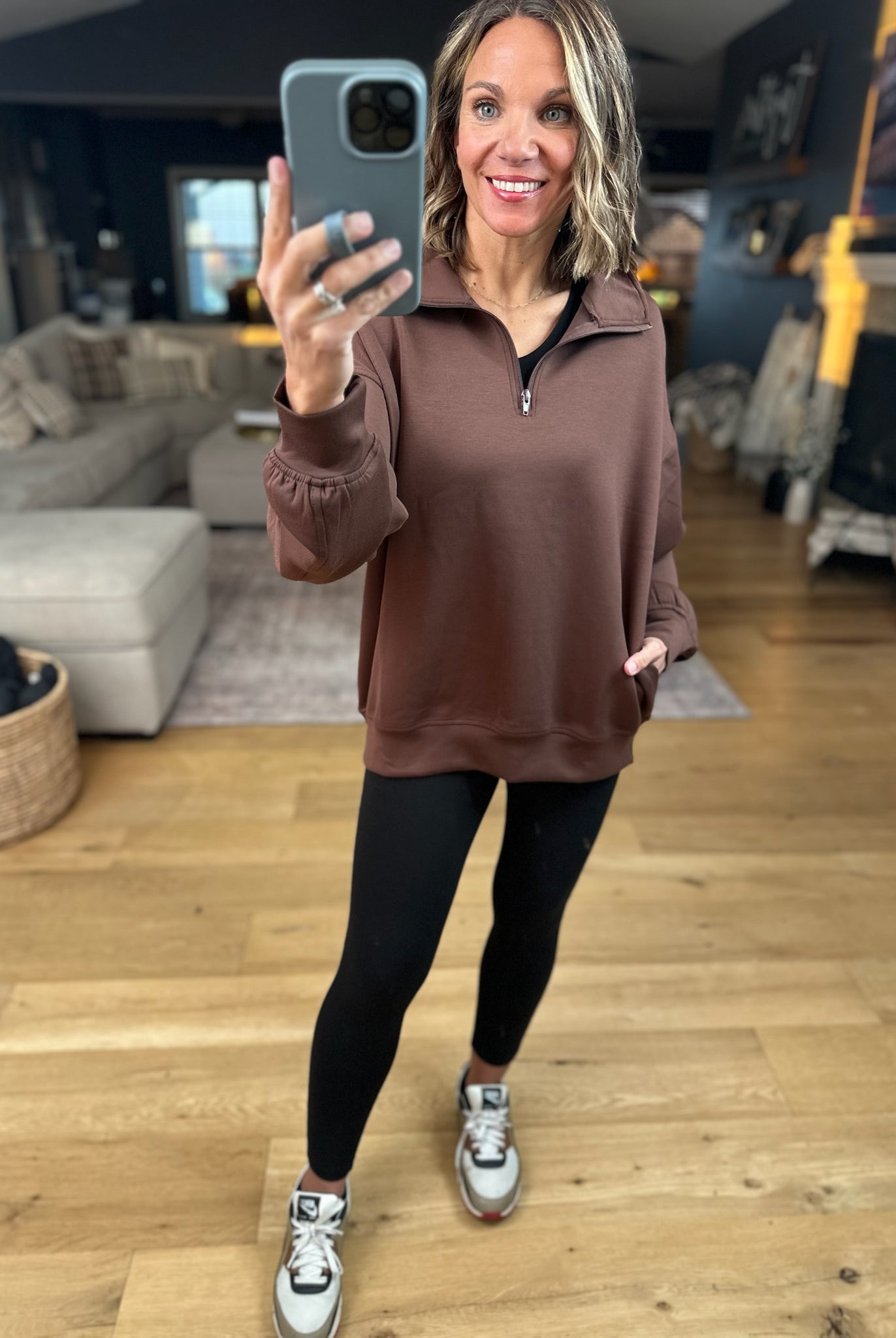 All True Things Pocket Pullover-Sweaters-Zenana-Anna Kaytes Boutique, Women's Fashion Boutique in Grinnell, Iowa