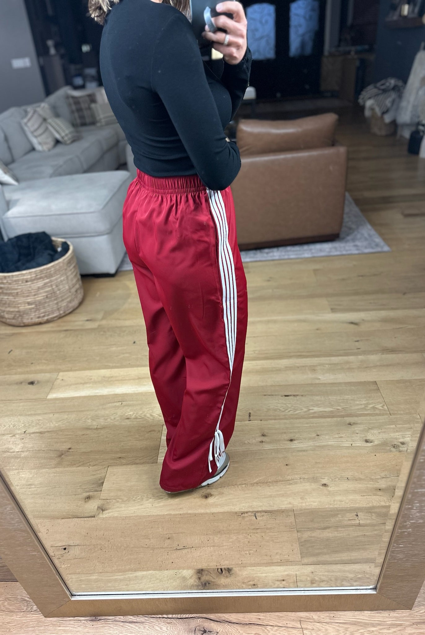 Casual Day Trim-Detail Pant-Pants-Very J-Anna Kaytes Boutique, Women's Fashion Boutique in Grinnell, Iowa