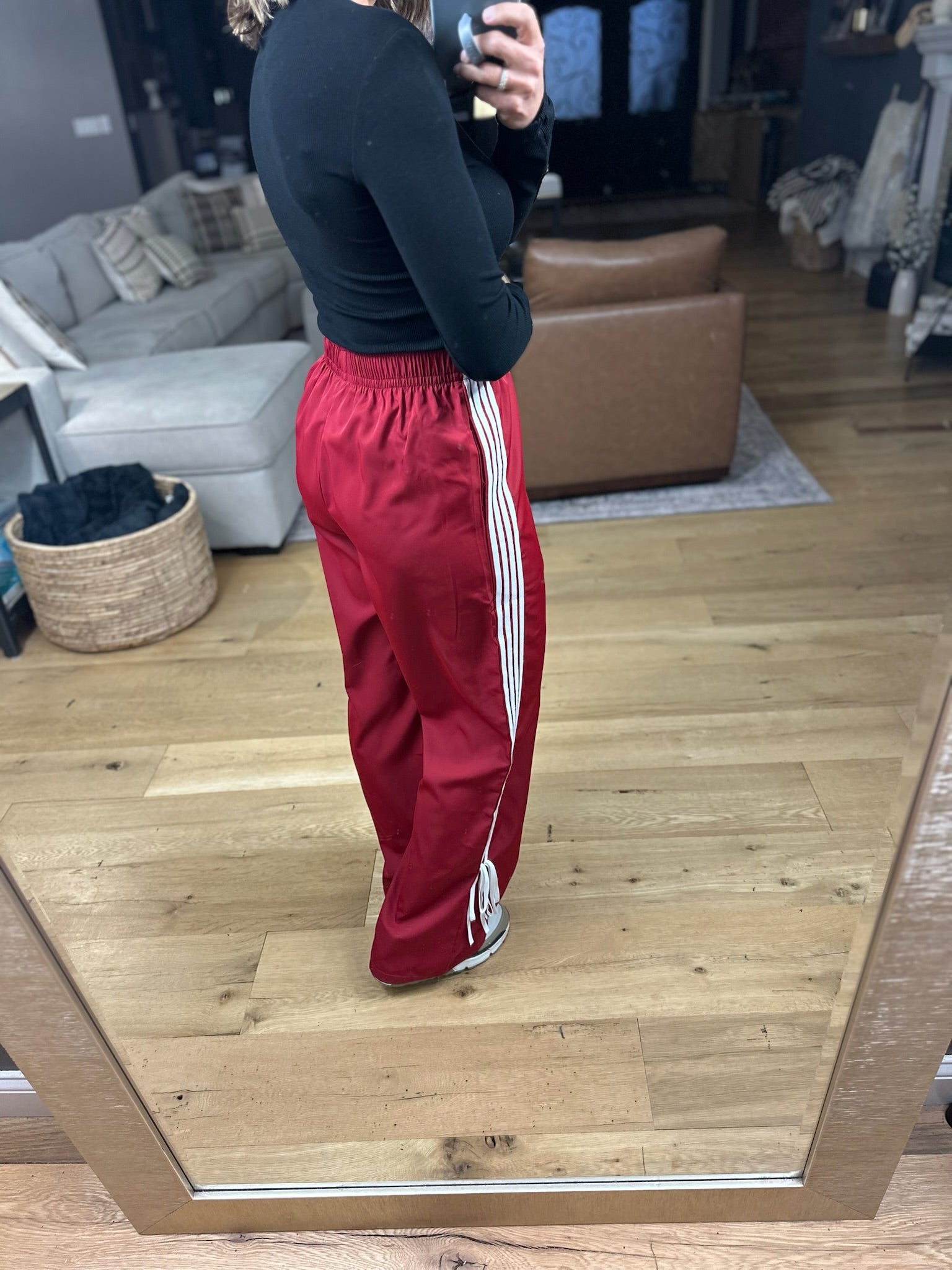 Casual Day Trim-Detail Pant-Pants-Very J-Anna Kaytes Boutique, Women's Fashion Boutique in Grinnell, Iowa