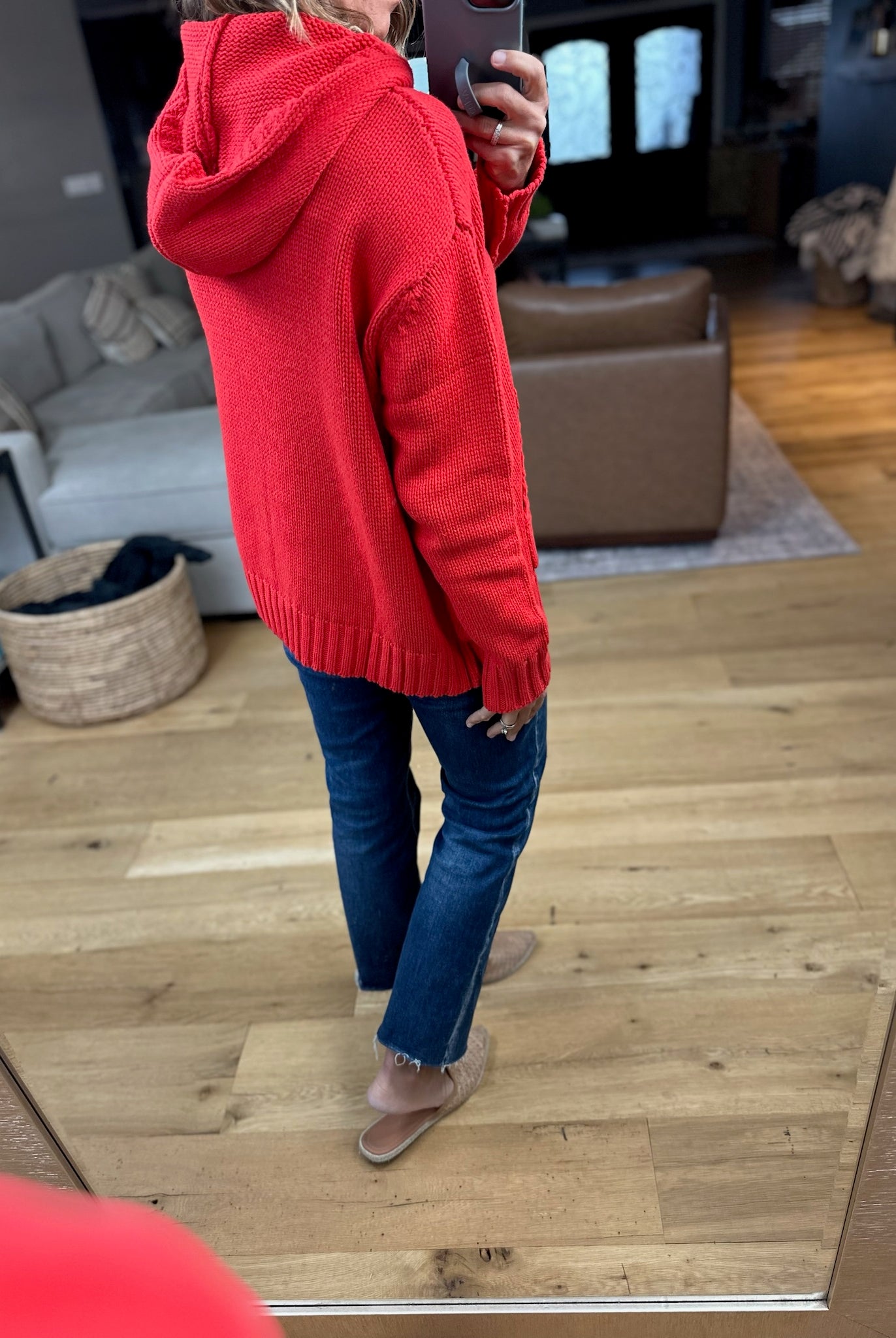 Always Present Knit Hoodie-Sweaters-Wishlist-Anna Kaytes Boutique, Women's Fashion Boutique in Grinnell, Iowa