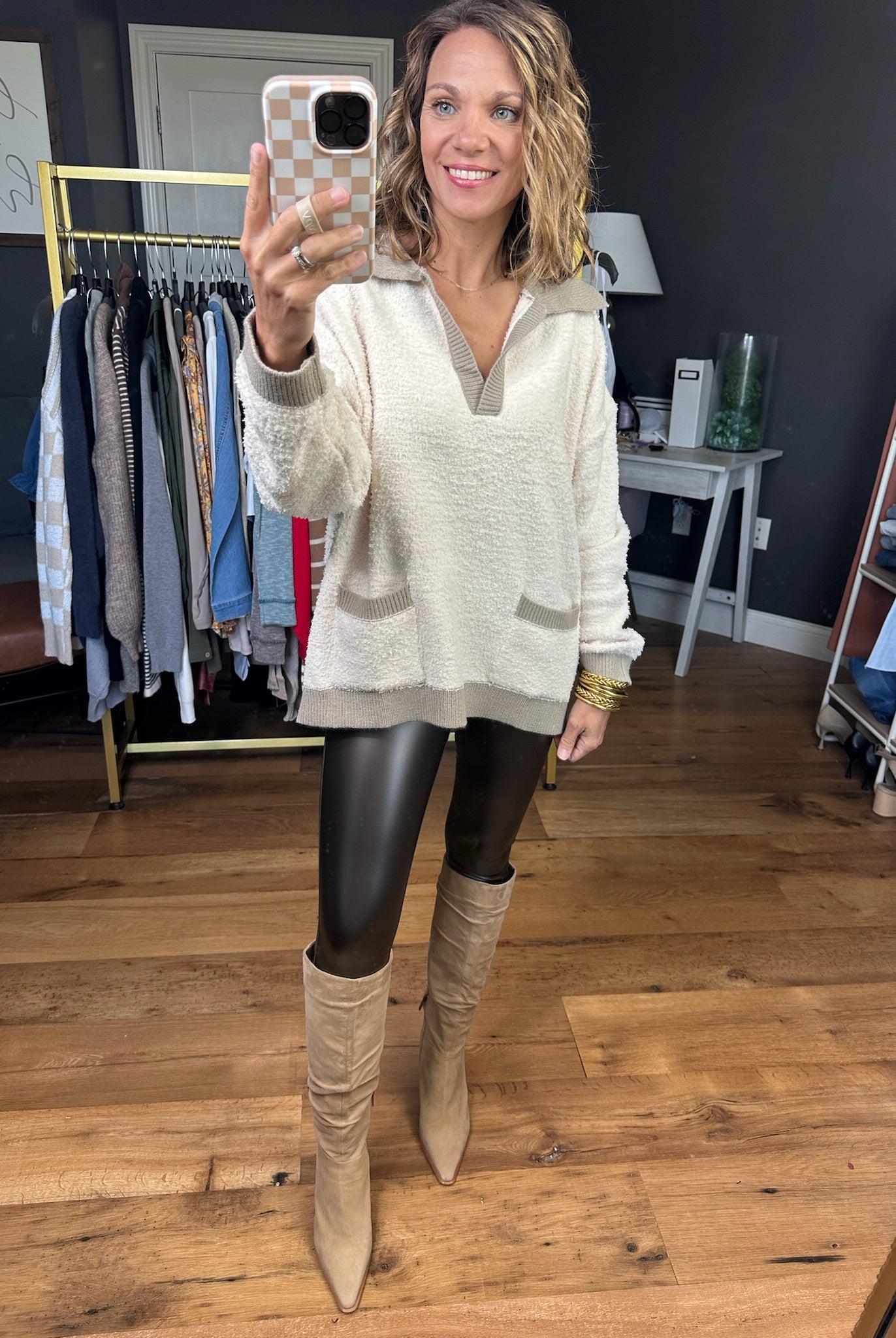 The Lana Liquid Legging - Multiple Options-Leggings-Mono B-Anna Kaytes Boutique, Women's Fashion Boutique in Grinnell, Iowa