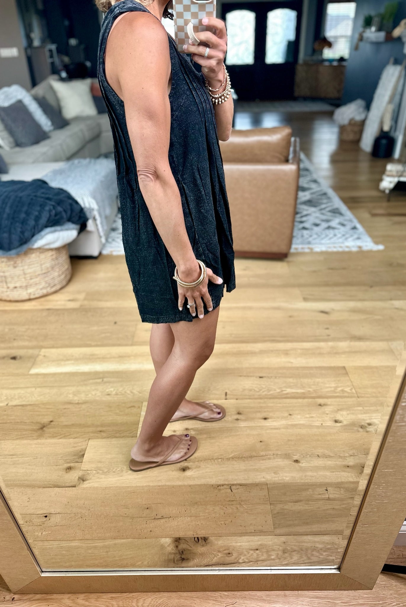 The Real Thing Tie-Front Romper-Very J-Anna Kaytes Boutique, Women's Fashion Boutique in Grinnell, Iowa