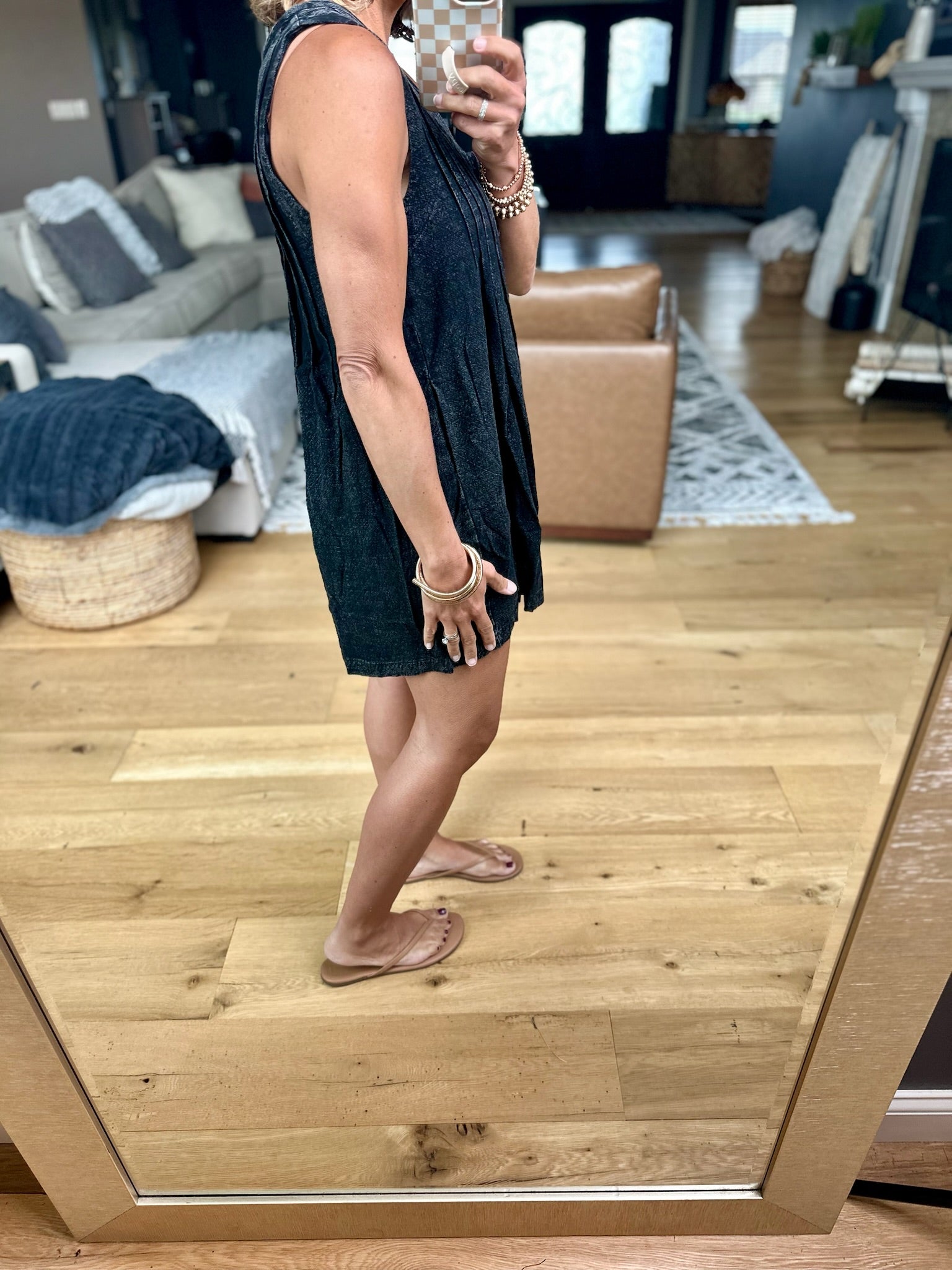 The Real Thing Tie-Front Romper-Very J-Anna Kaytes Boutique, Women's Fashion Boutique in Grinnell, Iowa