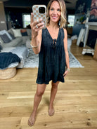 The Real Thing Tie-Front Romper-Very J-Anna Kaytes Boutique, Women's Fashion Boutique in Grinnell, Iowa