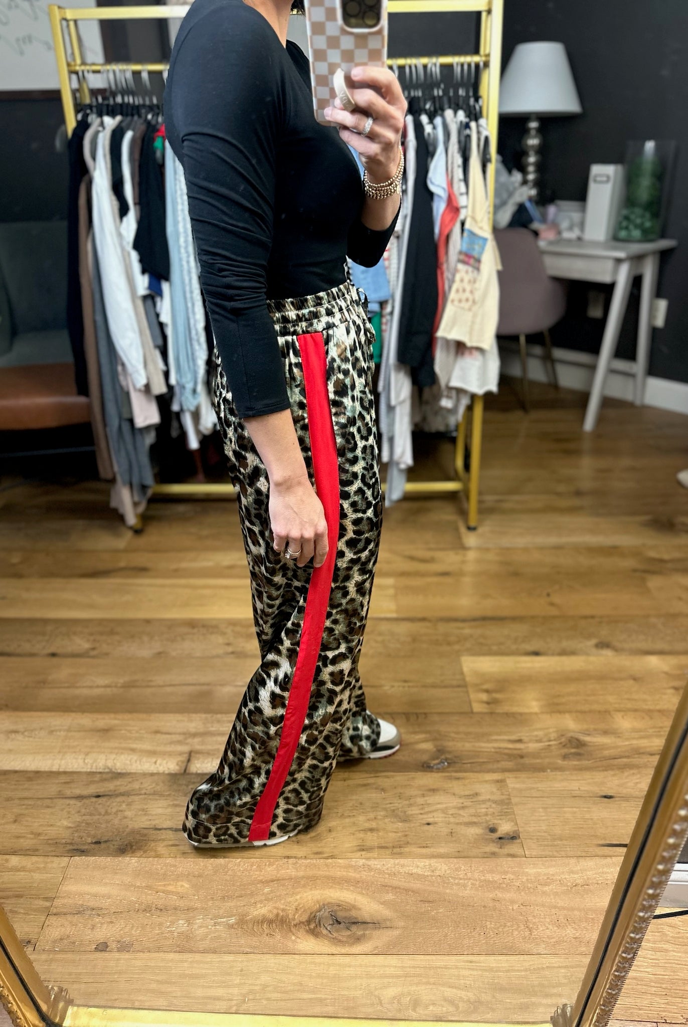 High Energy Animal Print Wide-Leg Pant-Jodifl-Anna Kaytes Boutique, Women's Fashion Boutique in Grinnell, Iowa