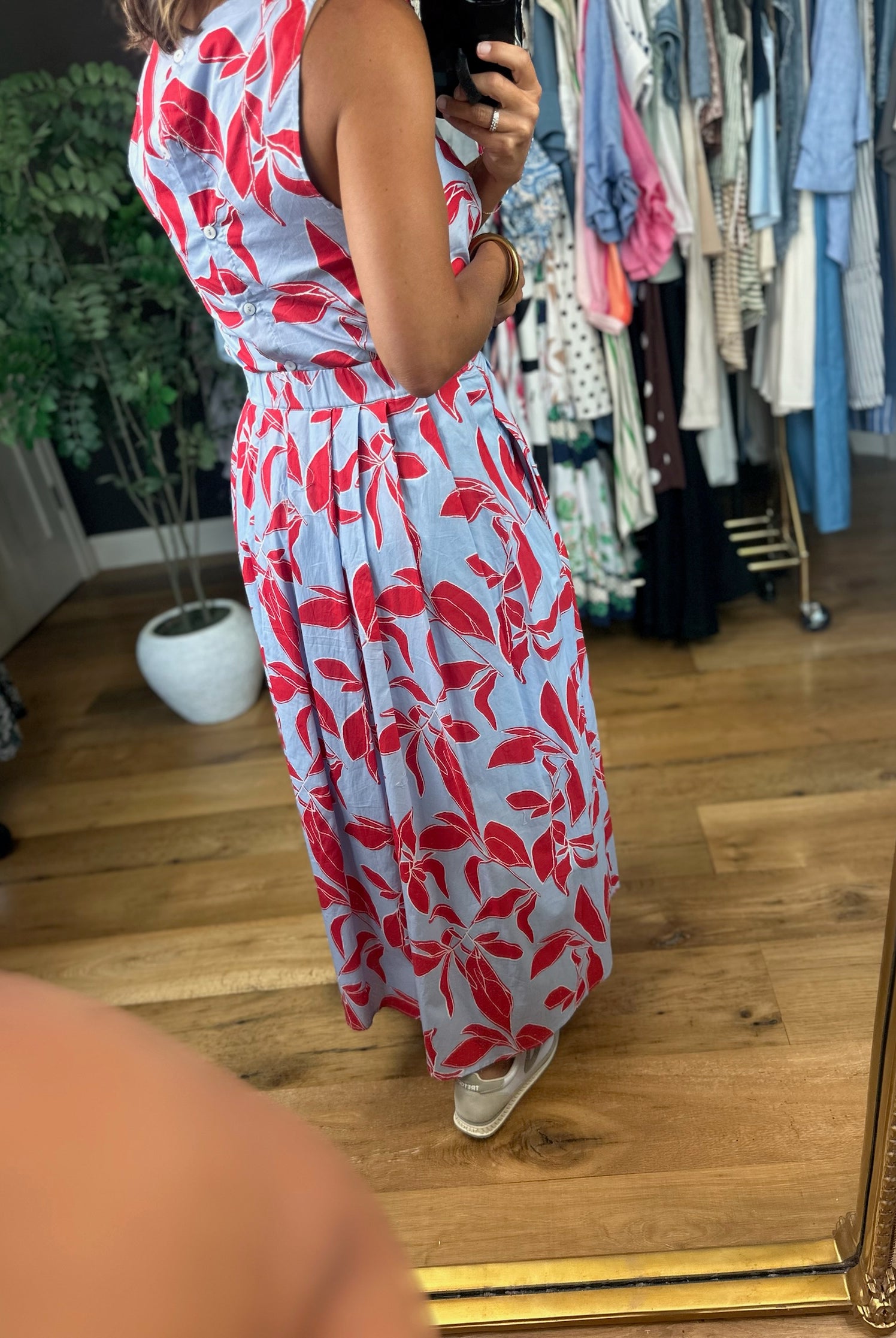 Along The Shore Patterned Skirt-Pants-She & Sky-Anna Kaytes Boutique, Women's Fashion Boutique in Grinnell, Iowa