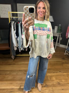Looking Ahead Quilted Top-Easel-Anna Kaytes Boutique, Women's Fashion Boutique in Grinnell, Iowa
