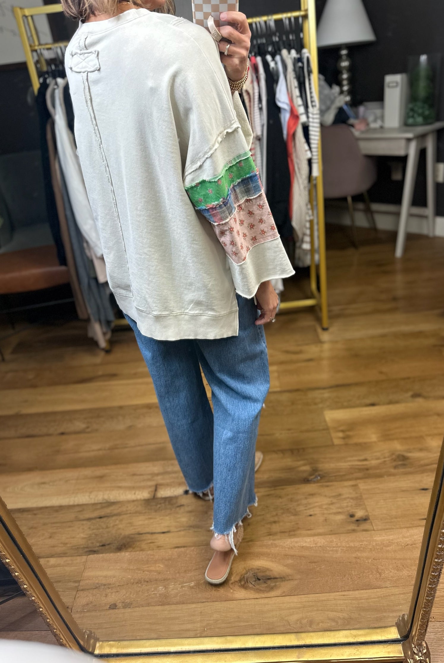 Looking Ahead Quilted Top-Easel-Anna Kaytes Boutique, Women's Fashion Boutique in Grinnell, Iowa