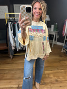 Looking Ahead Quilted Top-Easel-Anna Kaytes Boutique, Women's Fashion Boutique in Grinnell, Iowa