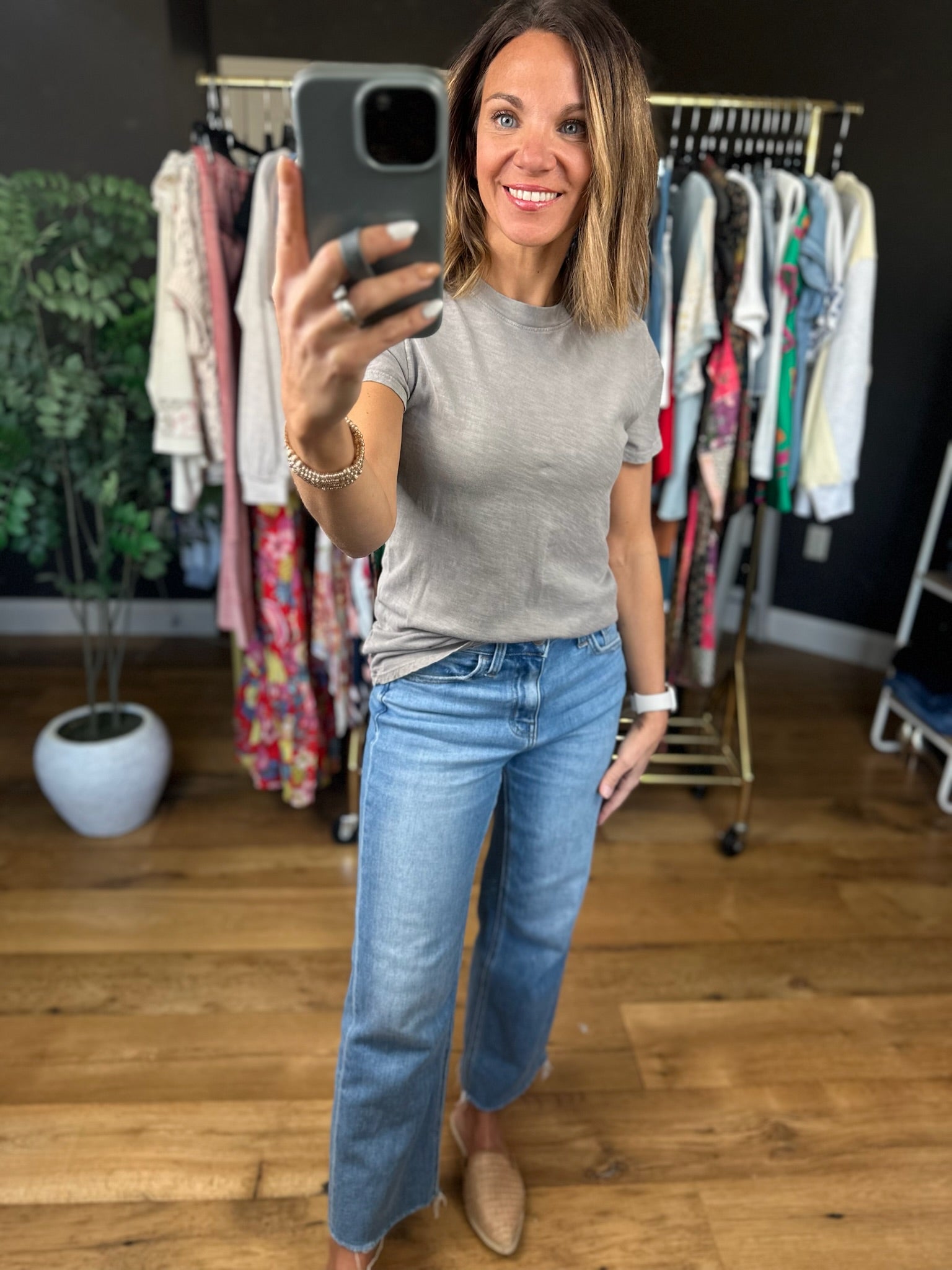 Simple Problems Crew Tee-Short Sleeves-Be Cool-Anna Kaytes Boutique, Women's Fashion Boutique in Grinnell, Iowa