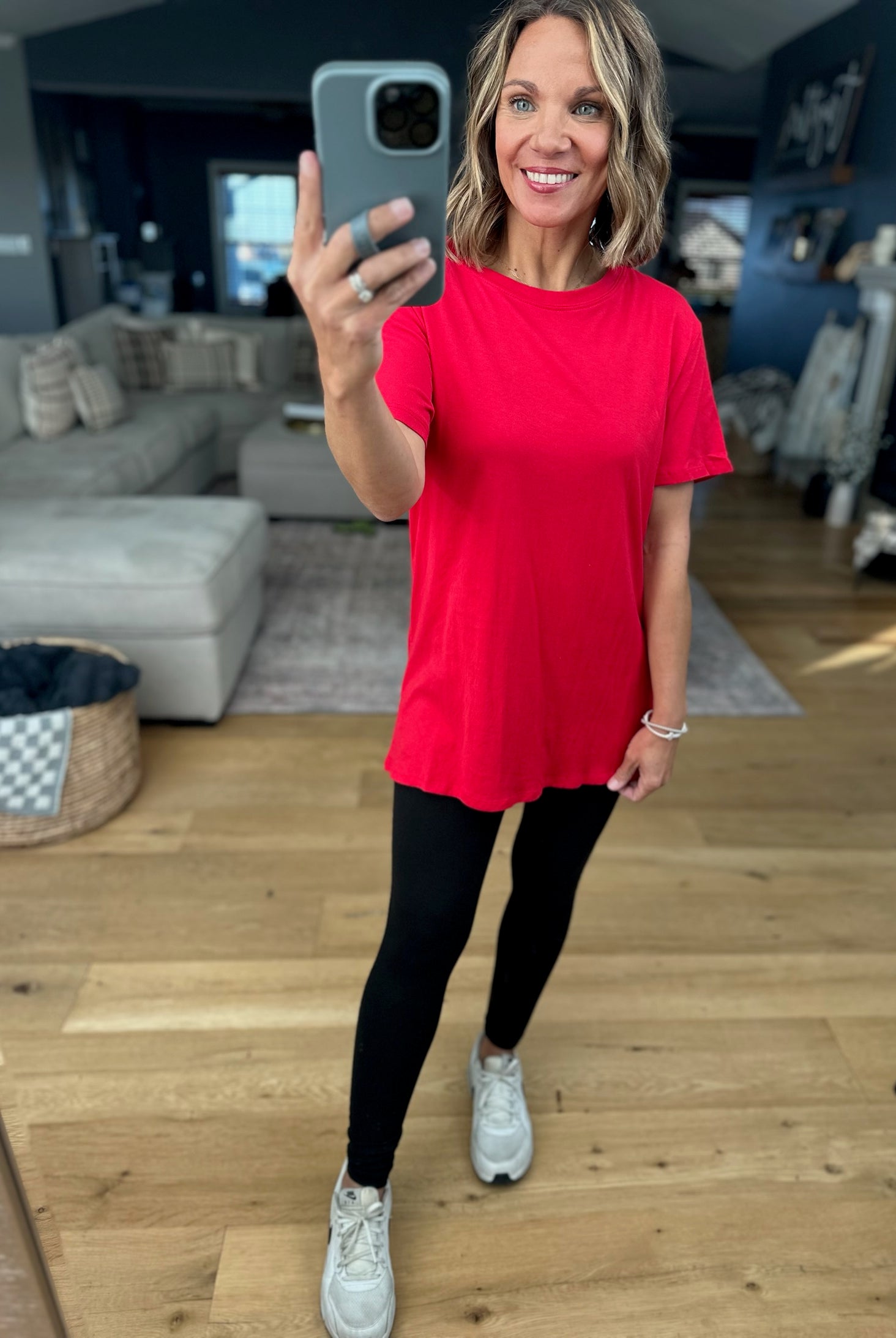 The Jessa Crew Tee - Multiple Options-Short Sleeves-Zenana-Anna Kaytes Boutique, Women's Fashion Boutique in Grinnell, Iowa