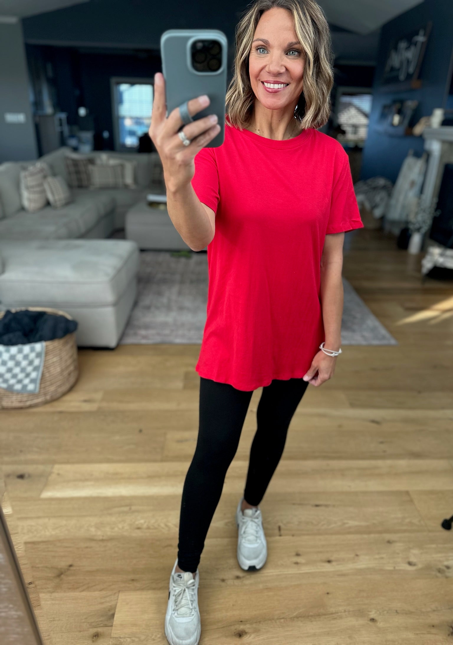 The Jessa Crew Tee - Multiple Options-Short Sleeves-Zenana-Anna Kaytes Boutique, Women's Fashion Boutique in Grinnell, Iowa