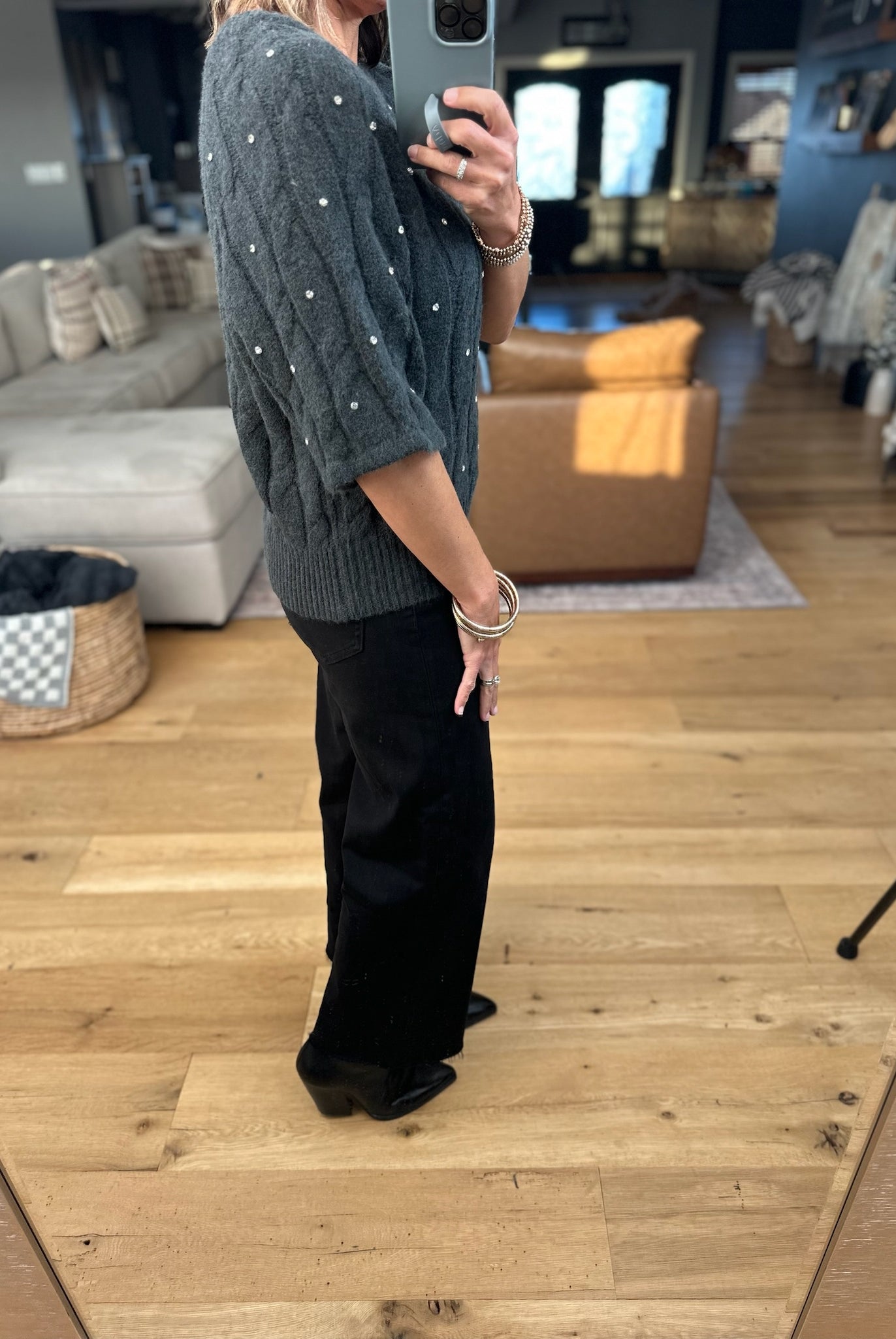 All Wrapped Up Knit-Sweaters-Entro-Anna Kaytes Boutique, Women's Fashion Boutique in Grinnell, Iowa