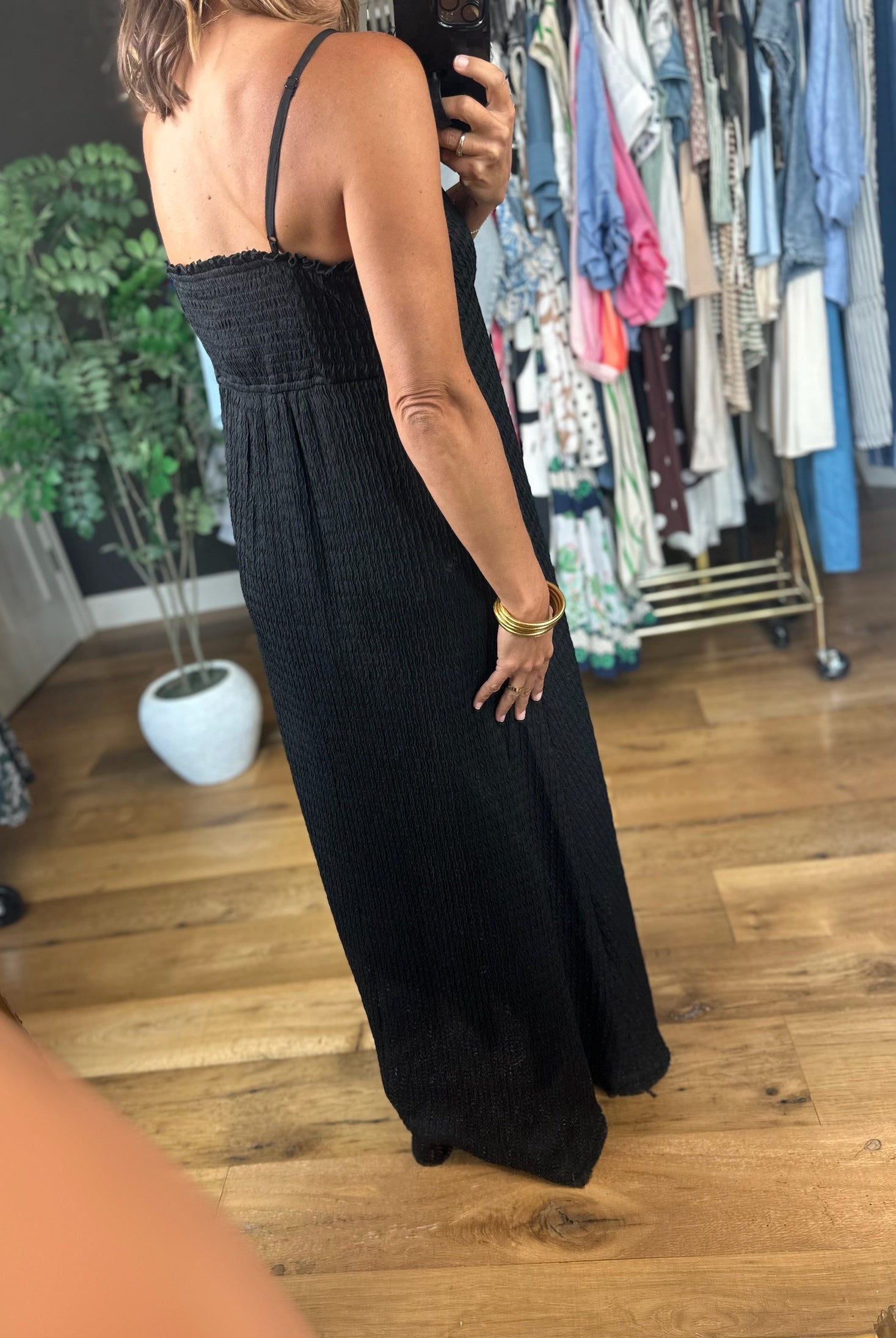 Knew Me Best Textured Tie-Front Maxi-Dresses-Wishlist-Anna Kaytes Boutique, Women's Fashion Boutique in Grinnell, Iowa