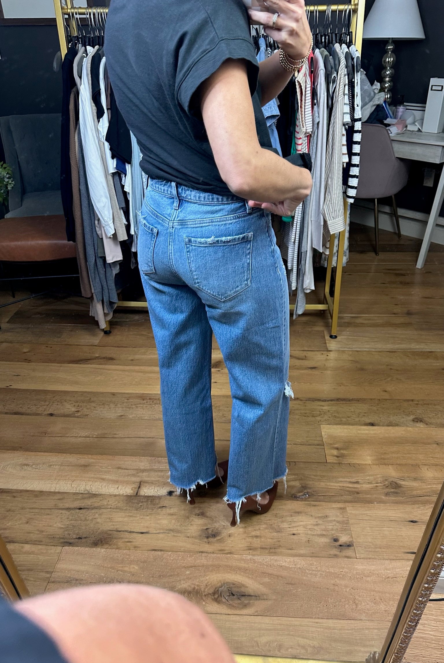 The Penelope High-Rise Wide-Leg Crop Denim-Vervet-Anna Kaytes Boutique, Women's Fashion Boutique in Grinnell, Iowa