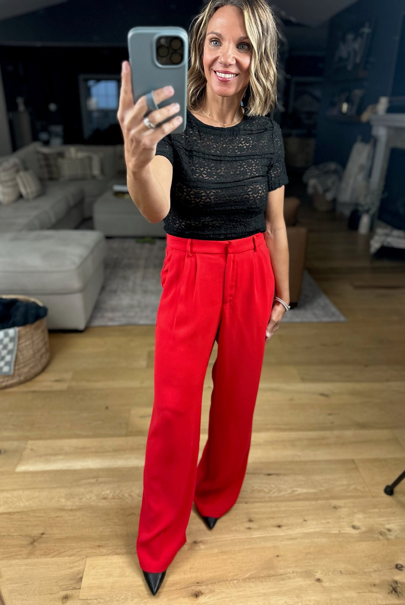 The Carson High-Rise Pants-Pants-Skies Are Blue-Anna Kaytes Boutique, Women's Fashion Boutique in Grinnell, Iowa