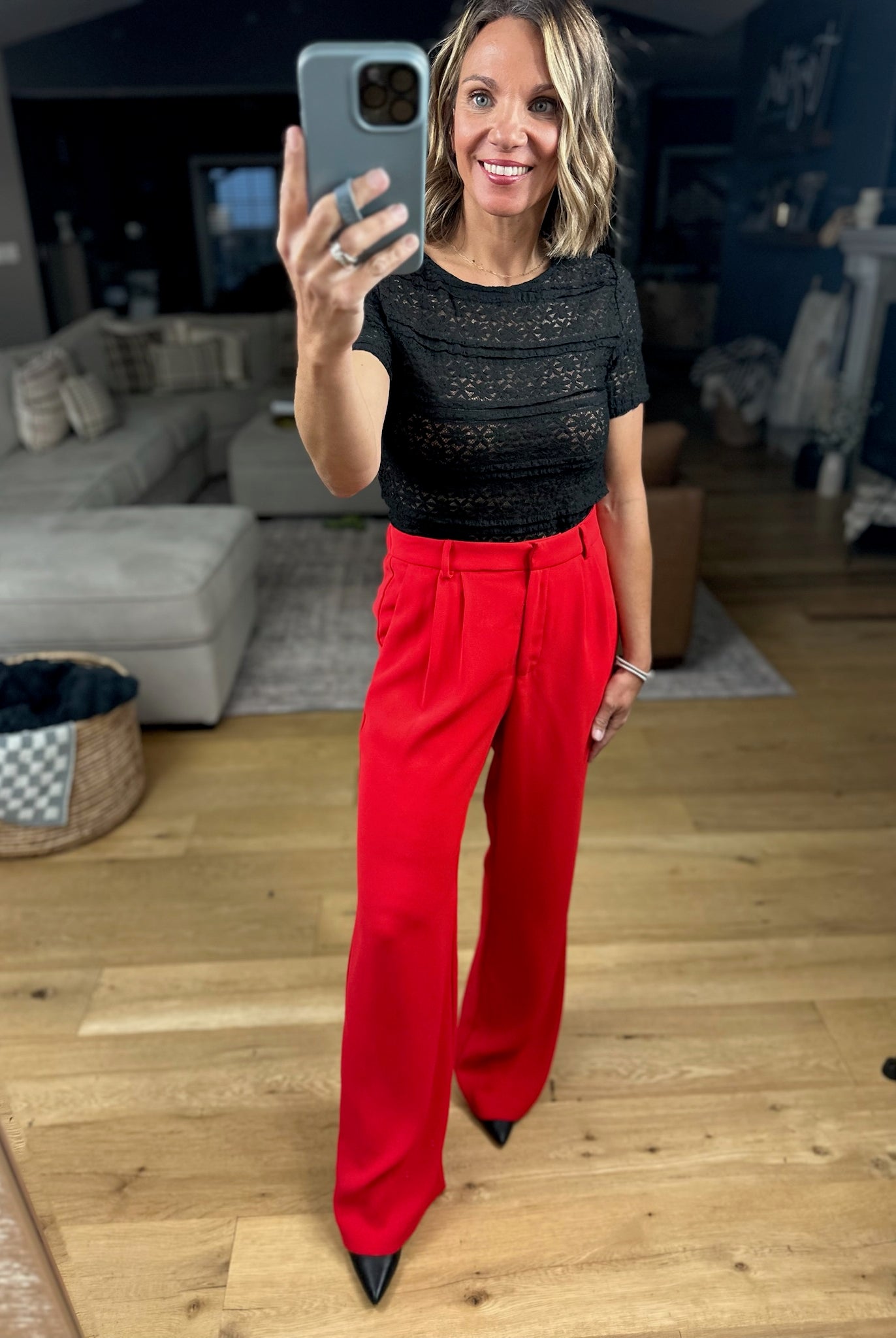 The Carson High-Rise Pants-Pants-Skies Are Blue-Anna Kaytes Boutique, Women's Fashion Boutique in Grinnell, Iowa