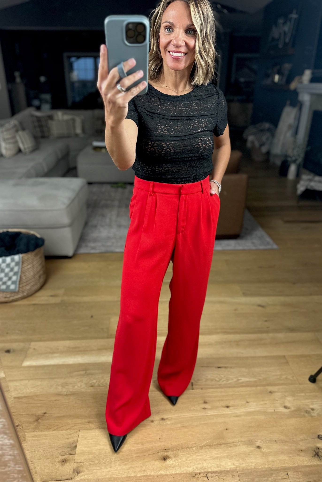 The Carson High-Rise Pants-Pants-Skies Are Blue-Anna Kaytes Boutique, Women's Fashion Boutique in Grinnell, Iowa