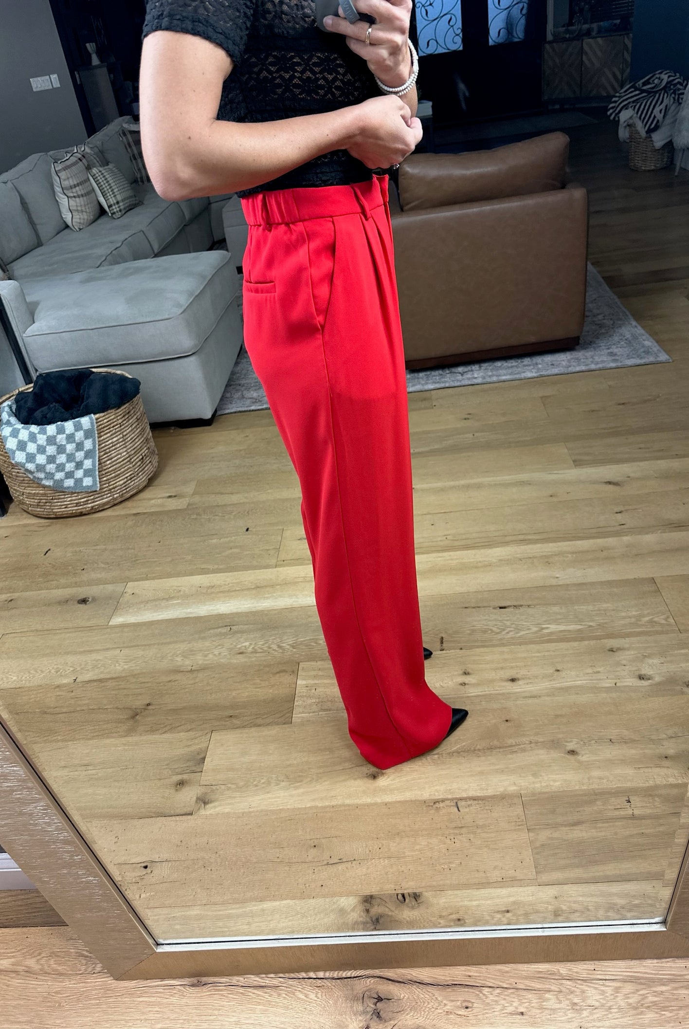 The Carson High-Rise Pants-Pants-Skies Are Blue-Anna Kaytes Boutique, Women's Fashion Boutique in Grinnell, Iowa