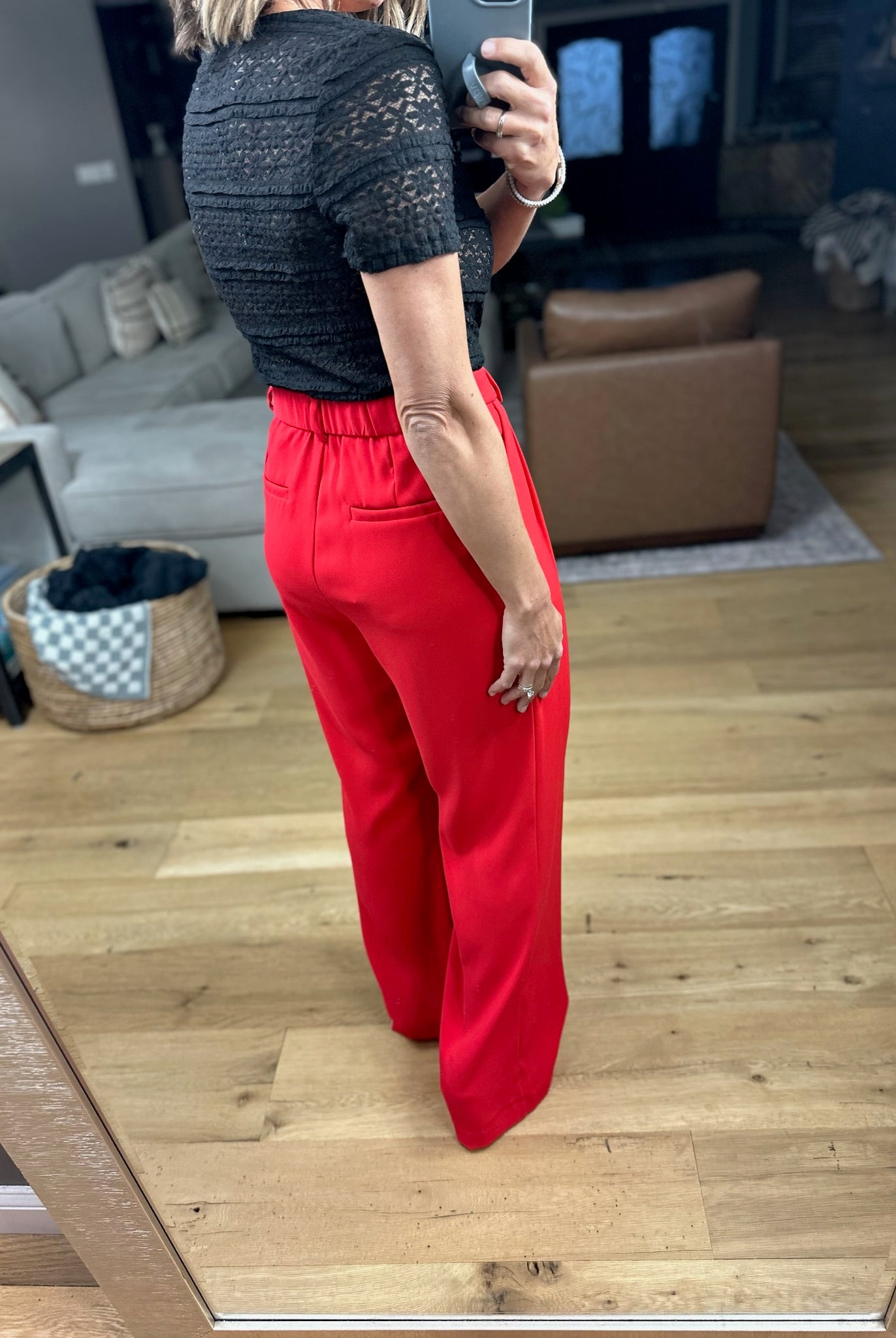 The Carson High-Rise Pants-Pants-Skies Are Blue-Anna Kaytes Boutique, Women's Fashion Boutique in Grinnell, Iowa