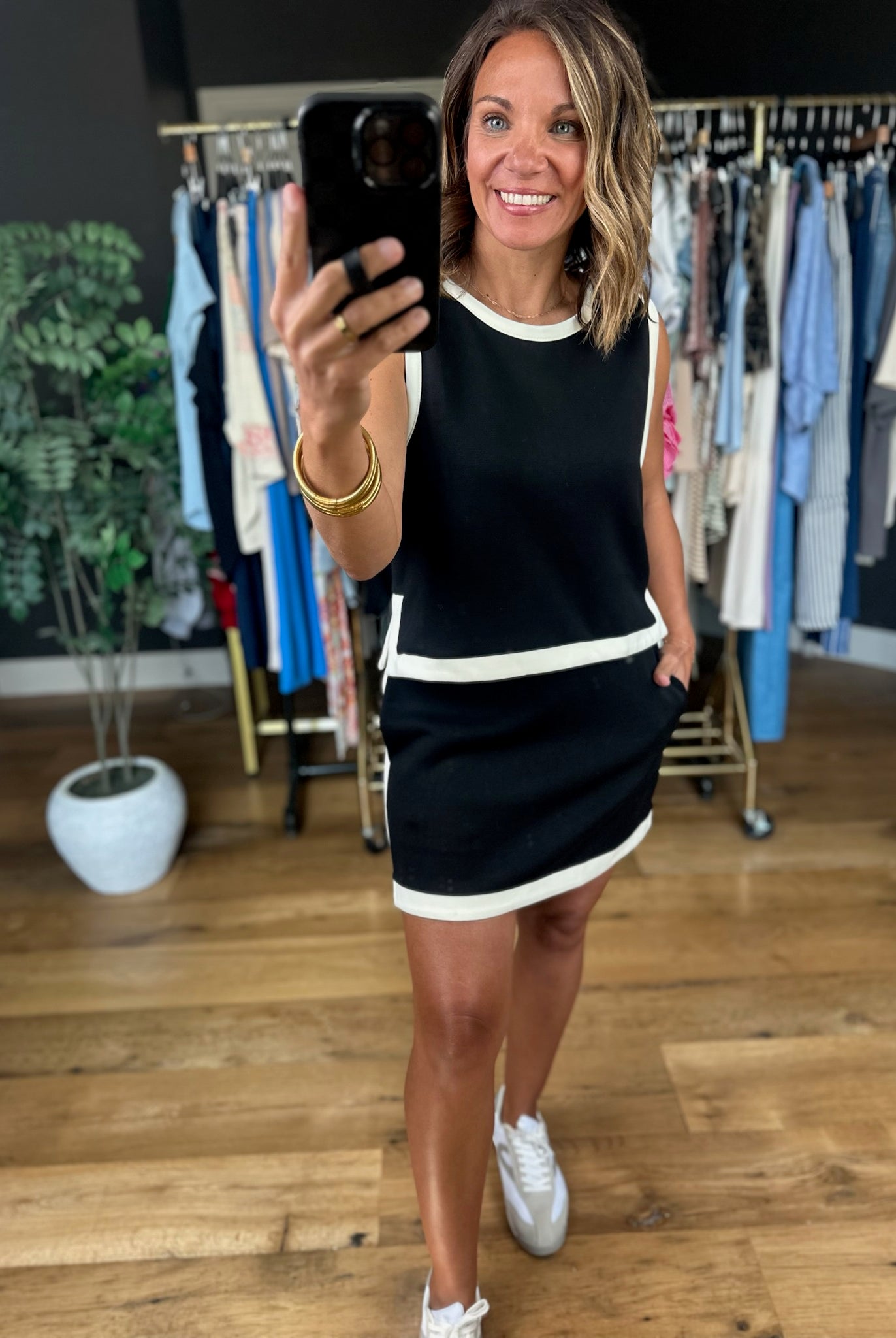 In The Game Tank + Skirt Set-Dresses-Entro-Anna Kaytes Boutique, Women's Fashion Boutique in Grinnell, Iowa