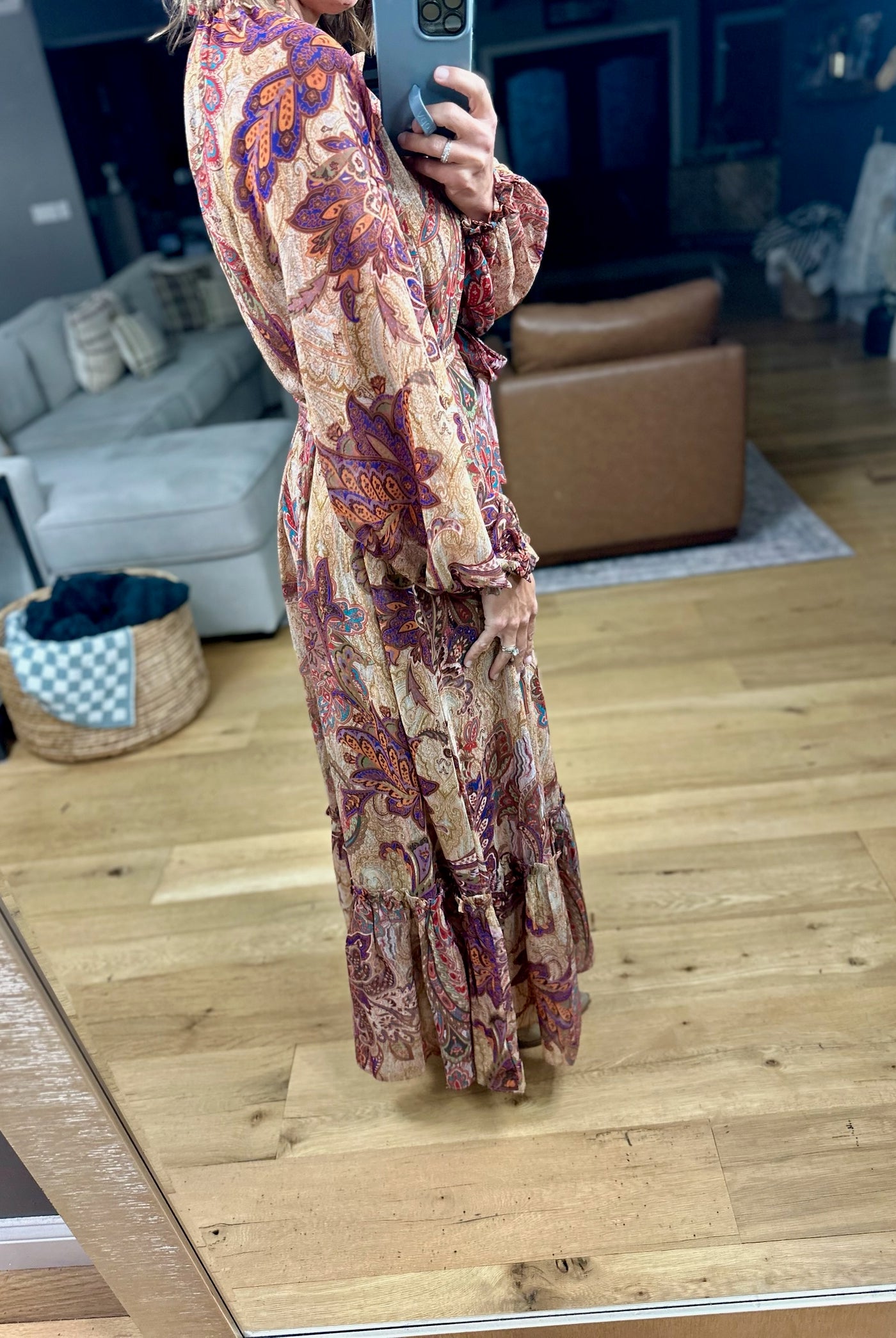 Magic Moments Paisley Dress-Dresses-Dress Forum-Anna Kaytes Boutique, Women's Fashion Boutique in Grinnell, Iowa