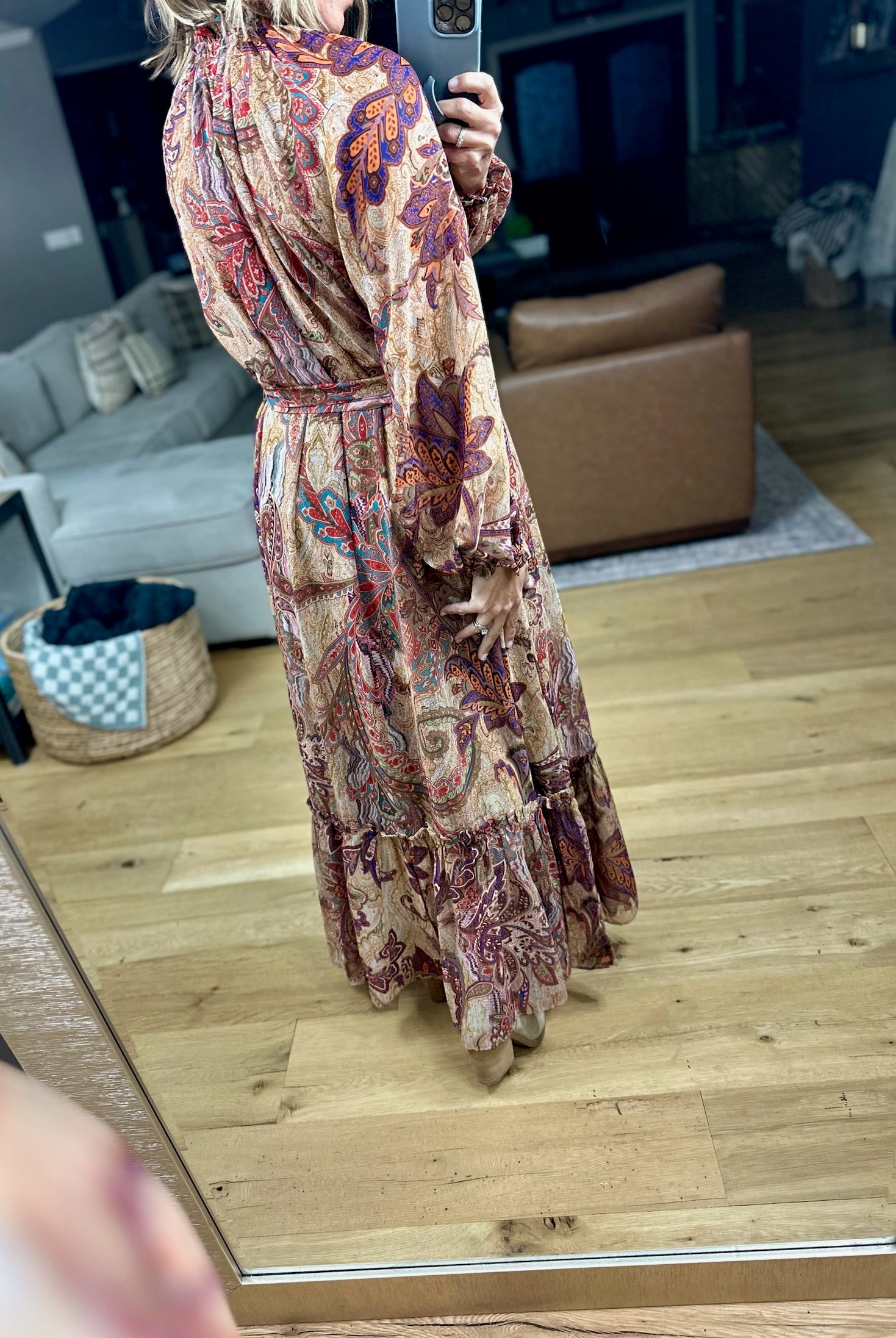 Magic Moments Paisley Dress-Dresses-Dress Forum-Anna Kaytes Boutique, Women's Fashion Boutique in Grinnell, Iowa