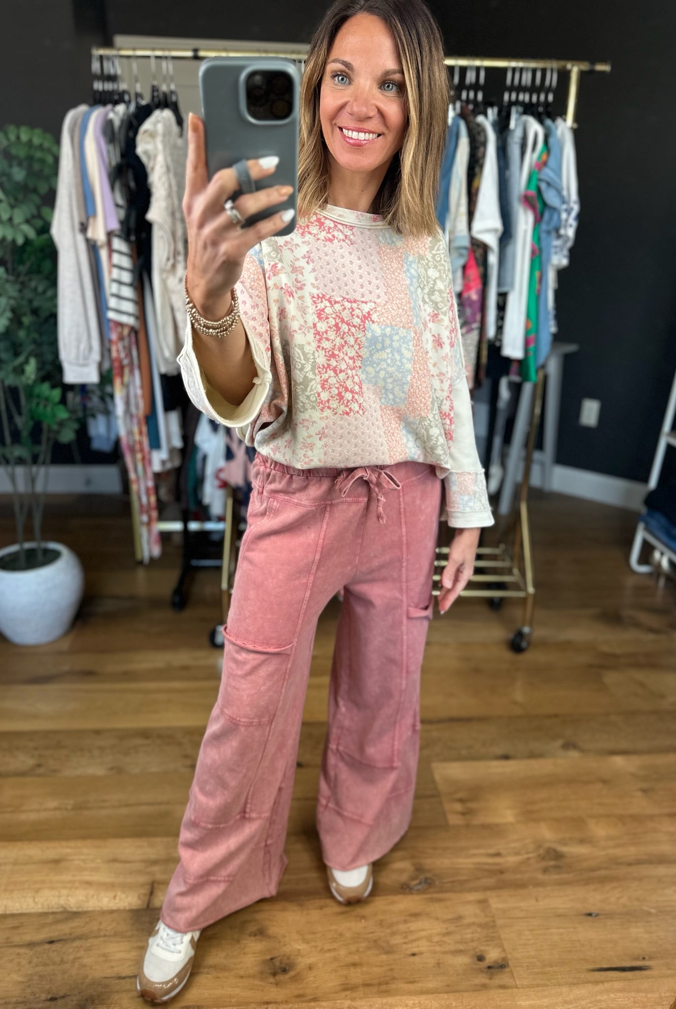 The Rayna Mineral Wash Pant-Pants-Easel-Anna Kaytes Boutique, Women's Fashion Boutique in Grinnell, Iowa