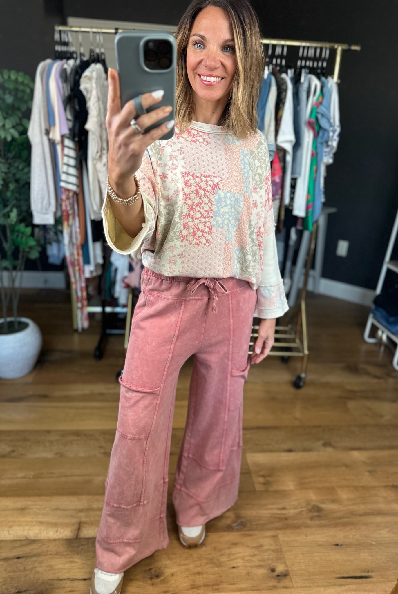 The Rayna Mineral Wash Pant-Pants-Easel-Anna Kaytes Boutique, Women's Fashion Boutique in Grinnell, Iowa