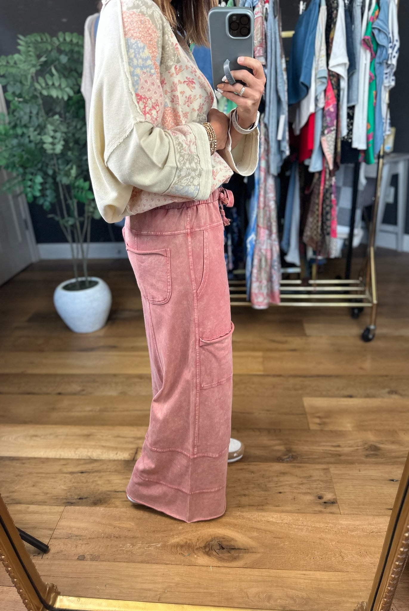 The Rayna Mineral Wash Pant-Pants-Easel-Anna Kaytes Boutique, Women's Fashion Boutique in Grinnell, Iowa