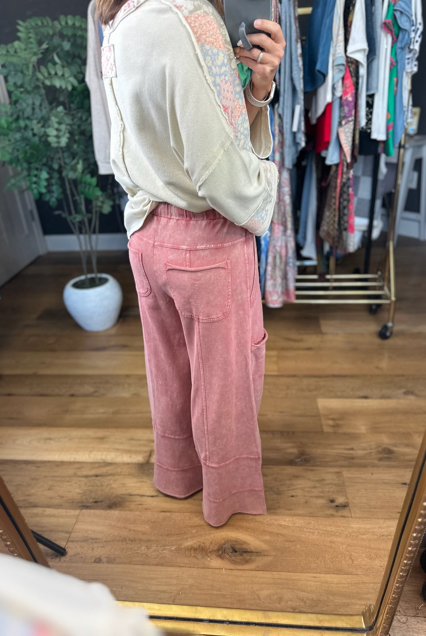 The Rayna Mineral Wash Pant-Pants-Easel-Anna Kaytes Boutique, Women's Fashion Boutique in Grinnell, Iowa