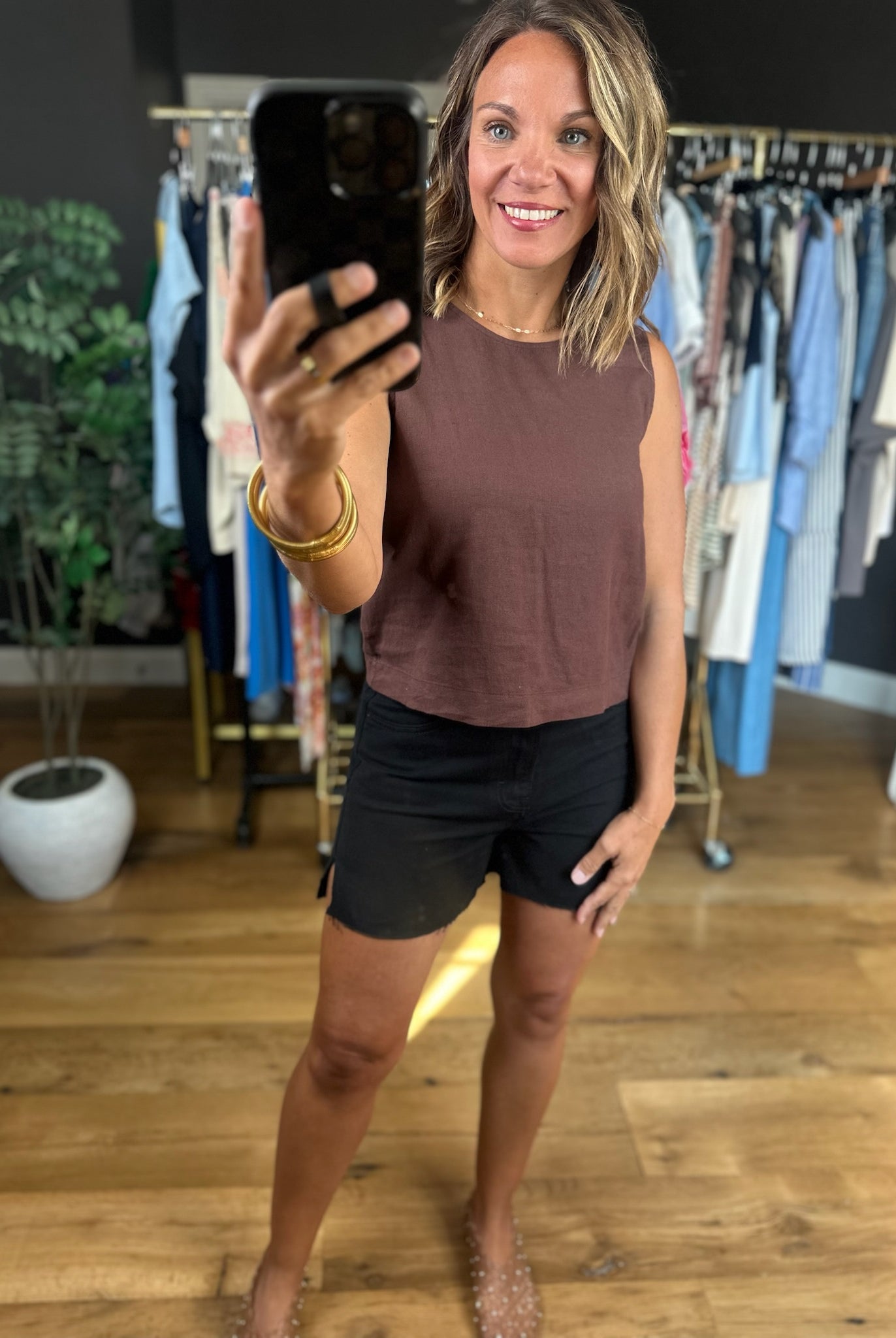Z Supply Sloane Linen Top-Dresses-Z Supply-Anna Kaytes Boutique, Women's Fashion Boutique in Grinnell, Iowa