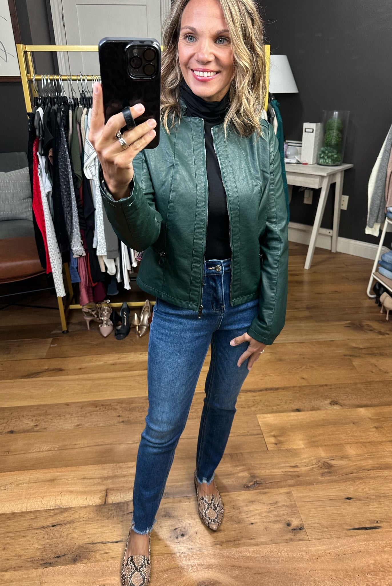 Down The Road Moto Faux-Leather Jacket - Multiple Options-Jackets-Coalition LA L16OF2-Anna Kaytes Boutique, Women's Fashion Boutique in Grinnell, Iowa