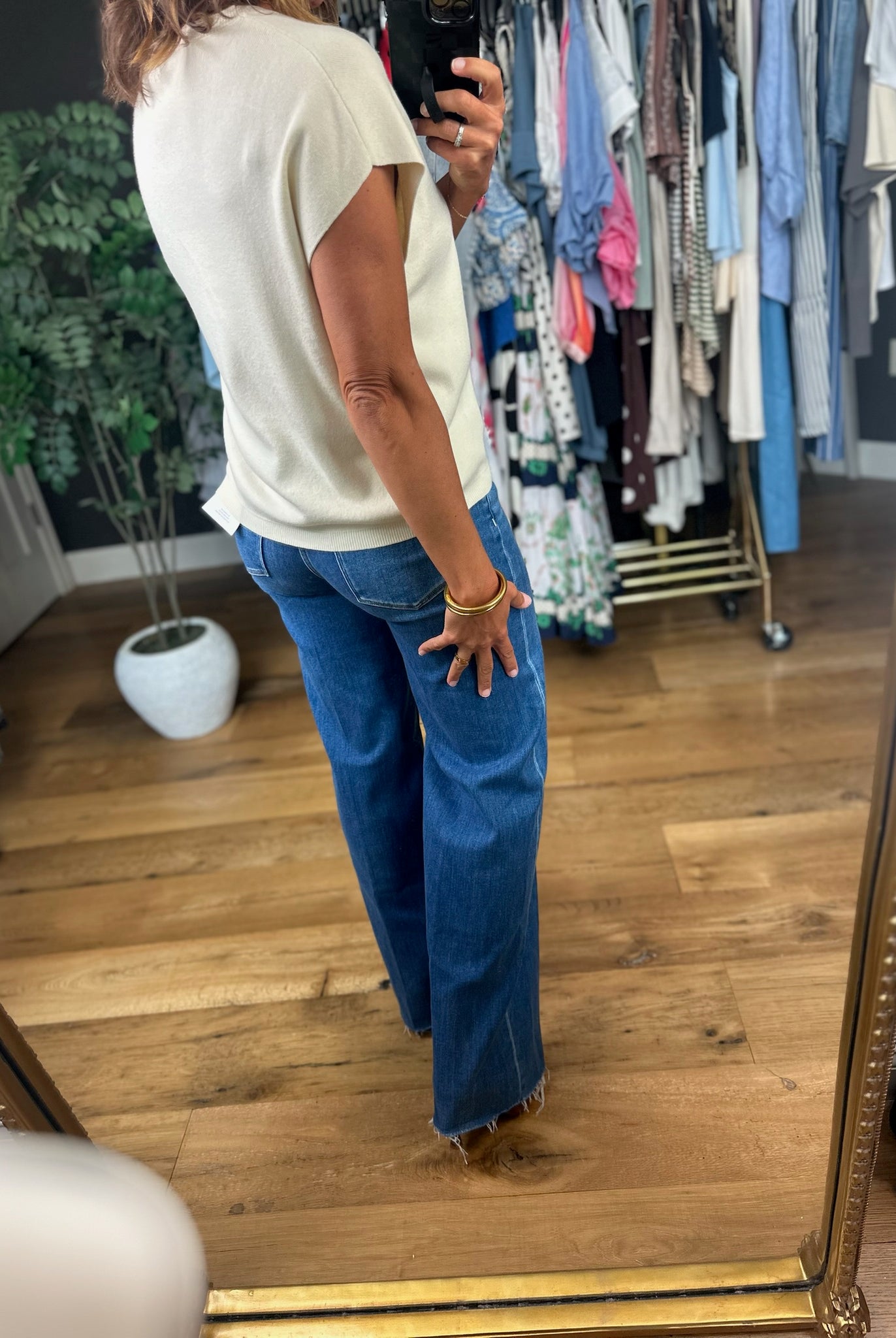 Almost Over Knit Top-Short Sleeves-Entro-Anna Kaytes Boutique, Women's Fashion Boutique in Grinnell, Iowa
