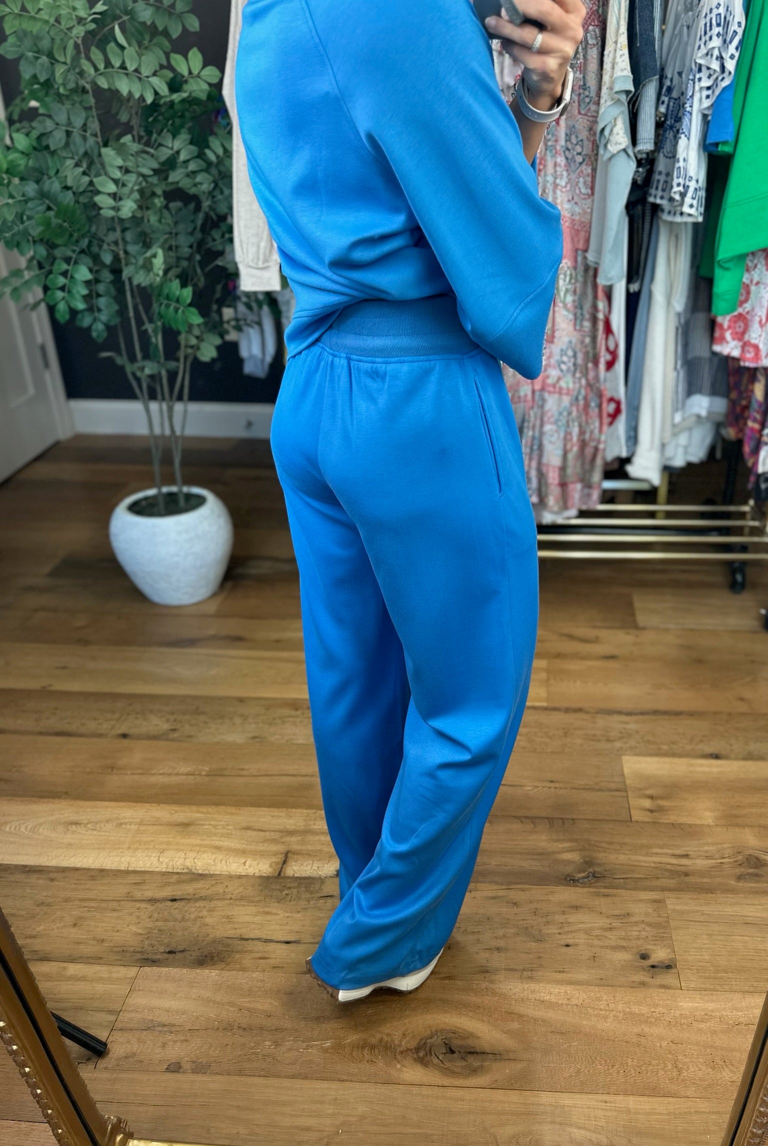 Made New Scuba 2-Piece Set-Pants-Umgee-Anna Kaytes Boutique, Women's Fashion Boutique in Grinnell, Iowa