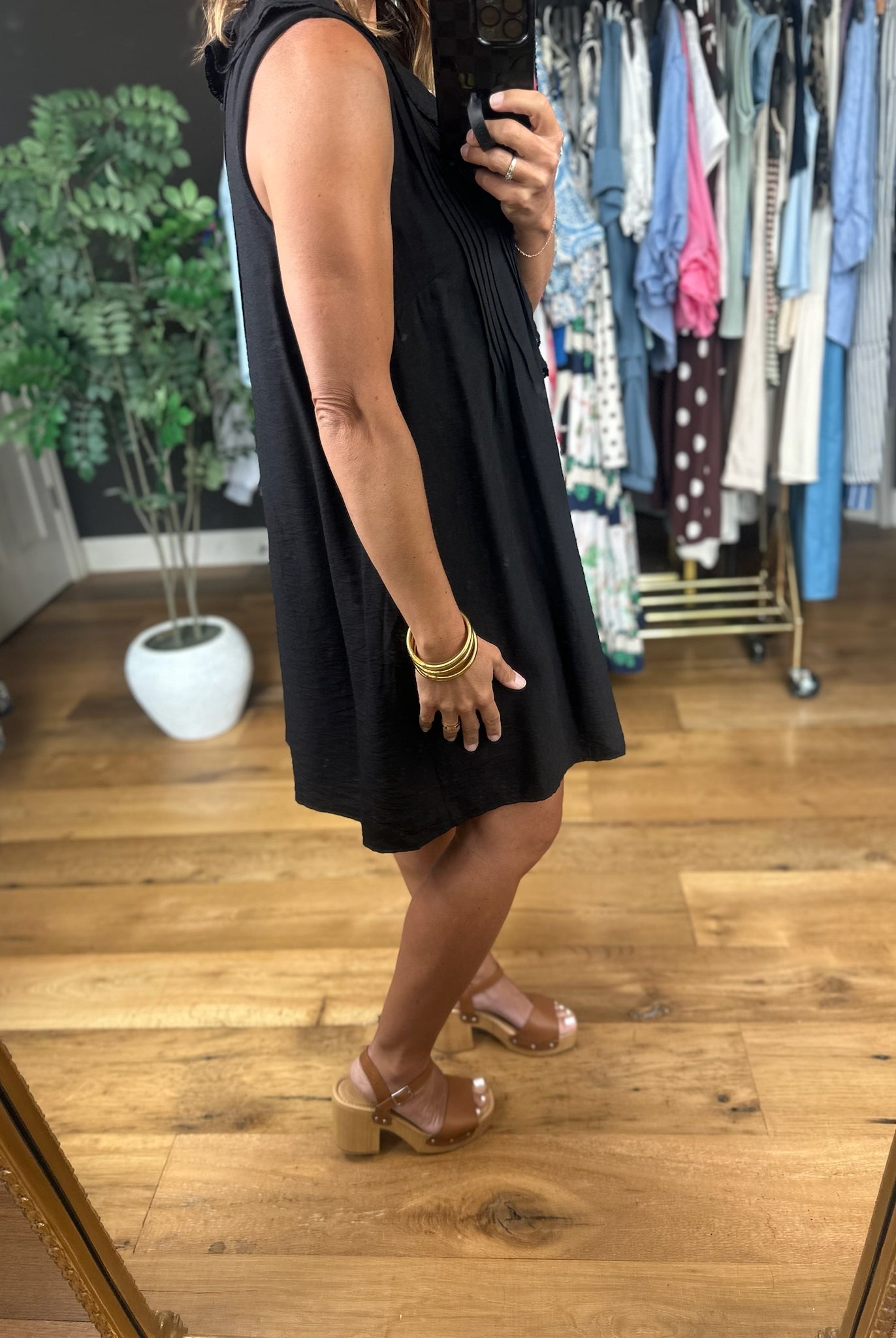 Night Out Pocket Dress-Dresses-Entro-Anna Kaytes Boutique, Women's Fashion Boutique in Grinnell, Iowa